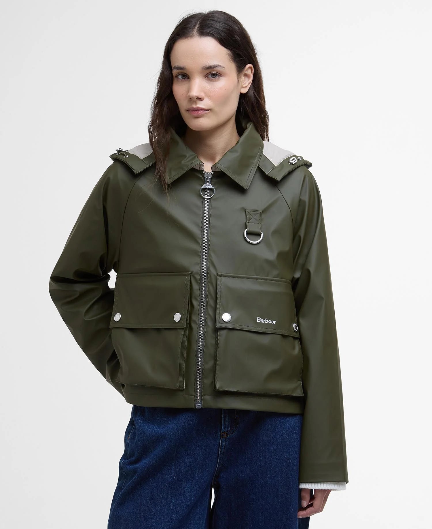 June Showerproof Jacket Olive