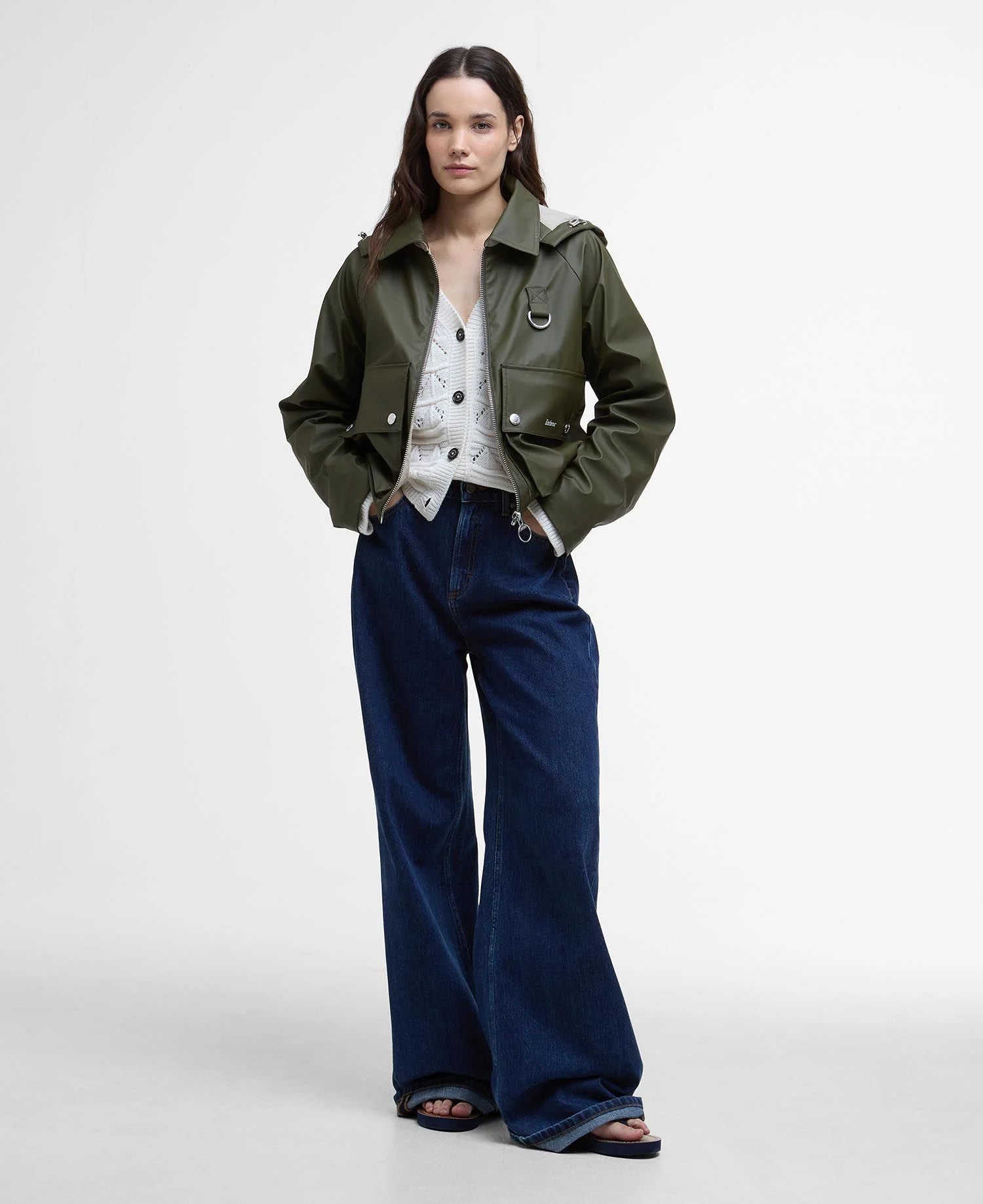 June Showerproof Jacket Olive