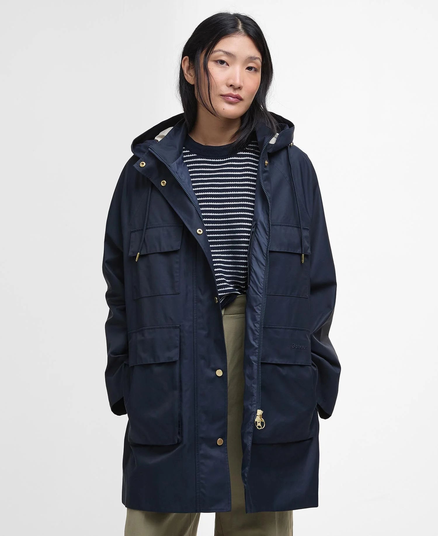 Khai Waterproof Jacket Navy