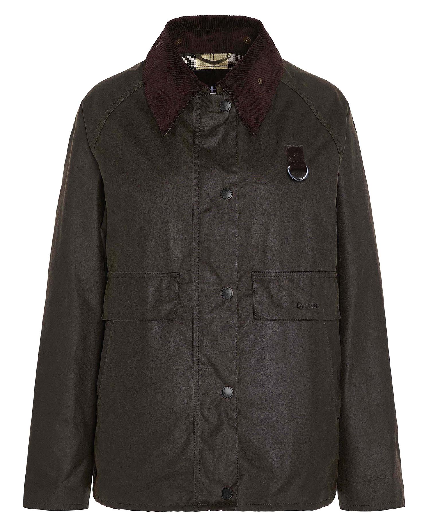 Spey Wax Jacket Olive / Classic Tartan