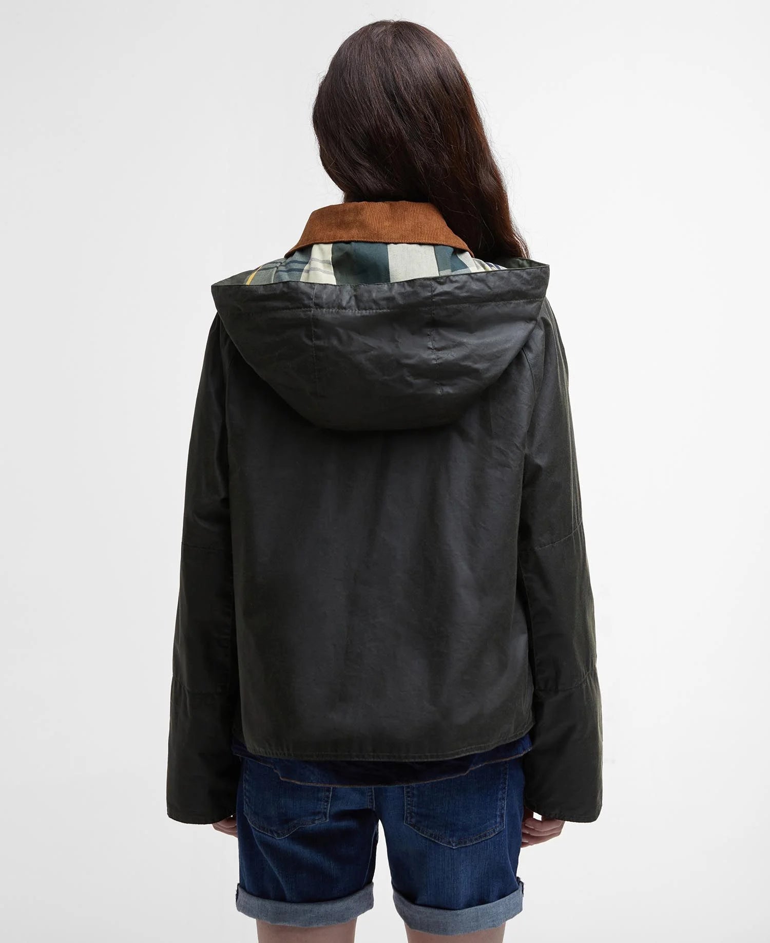 Erma Waxed Jacket Dark Olive