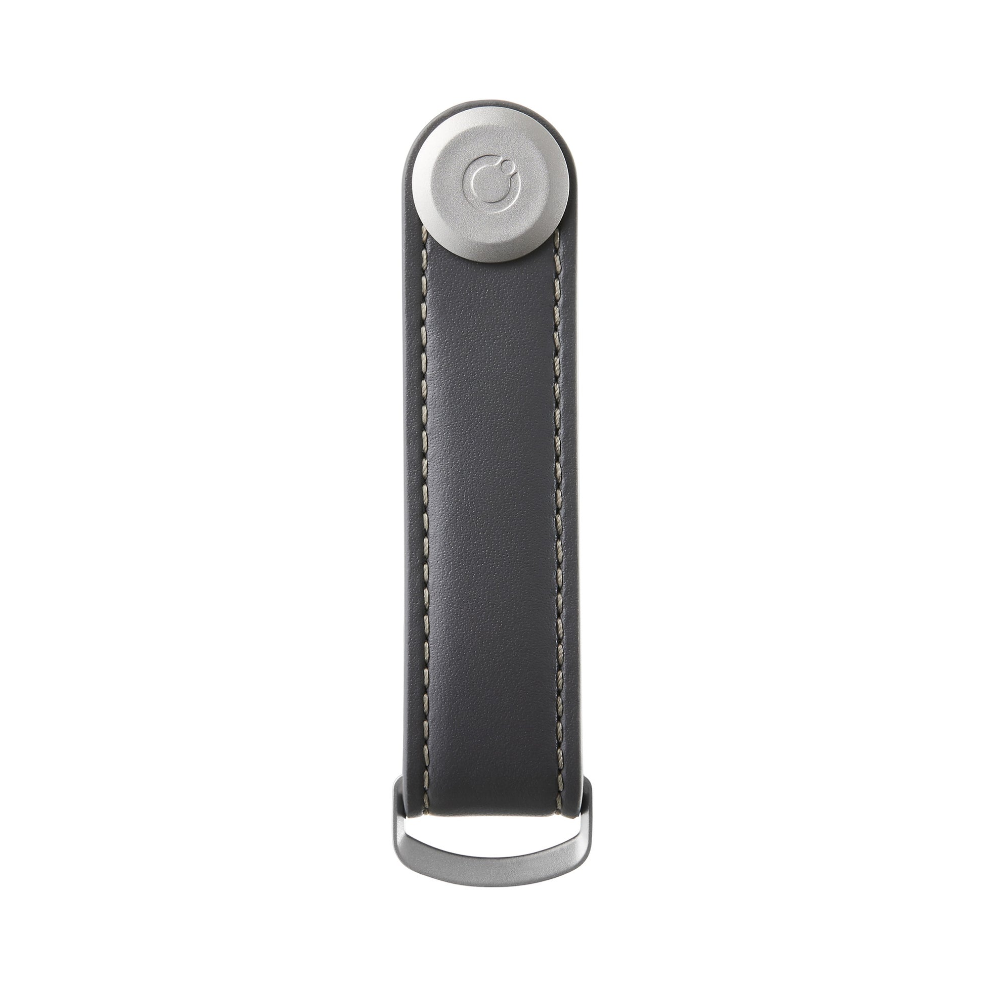 Leather Key Organiser Charcoal/Grey