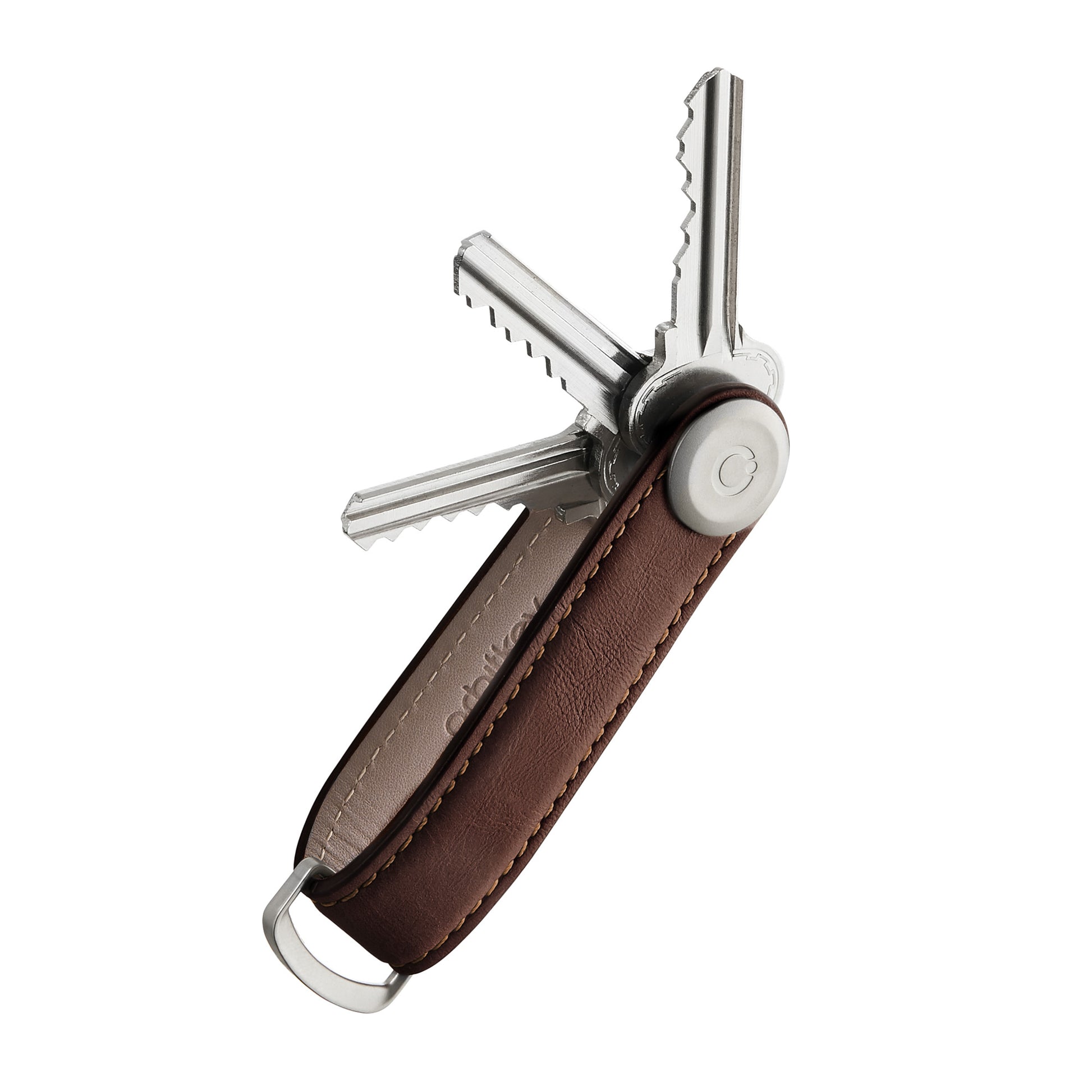 Leather Key Organiser Espresso/Brown