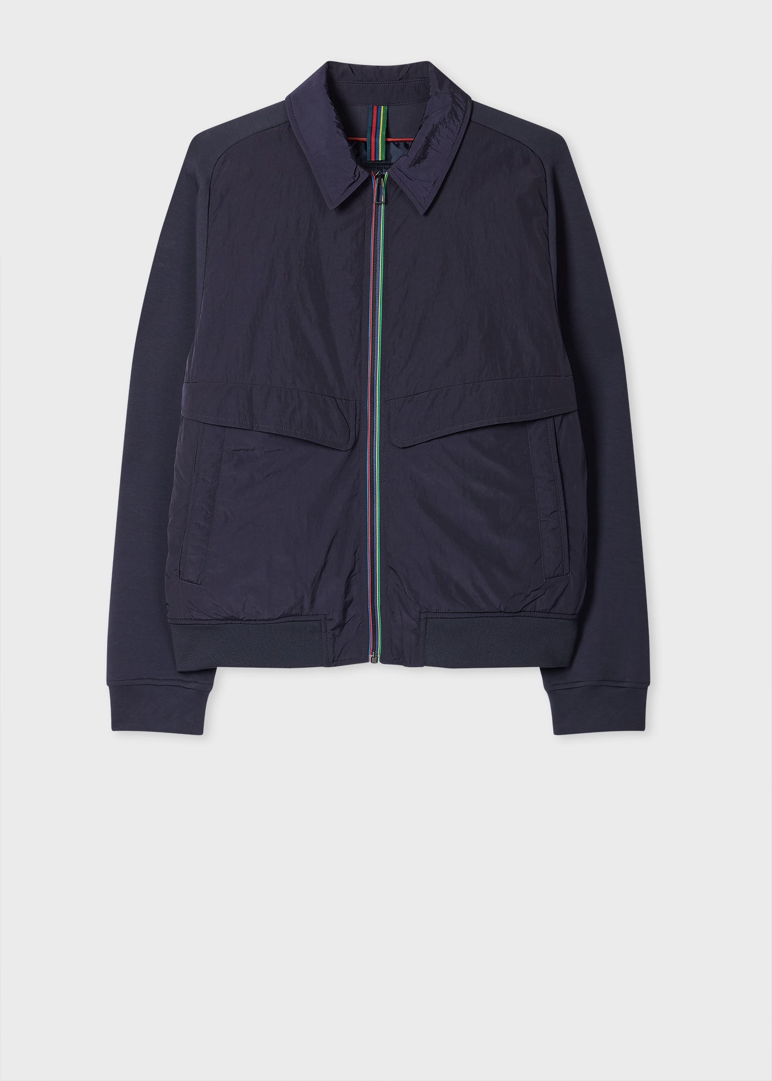 Recycled Nylon Mixed Media Jacket
