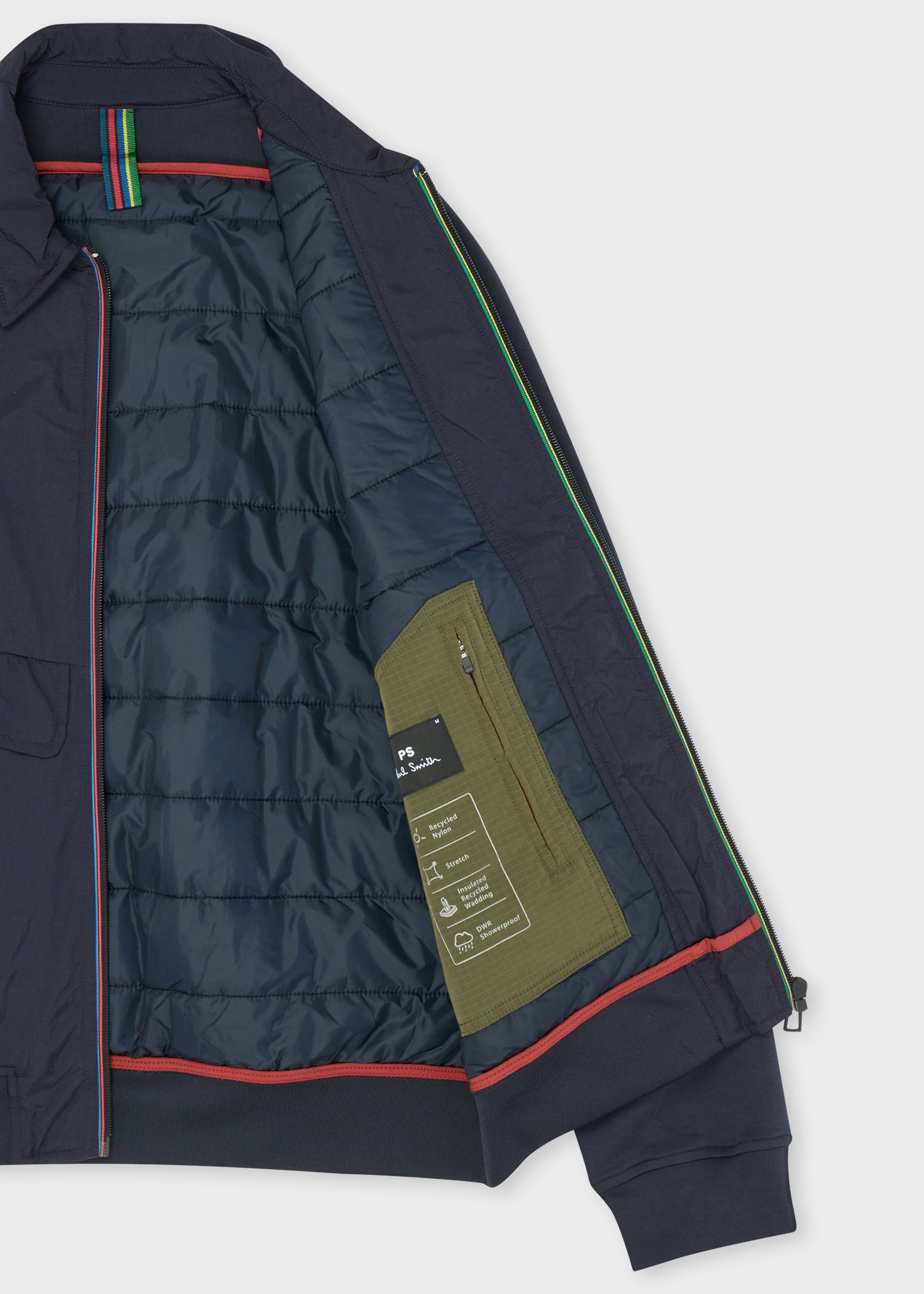 Recycled Nylon Mixed Media Jacket