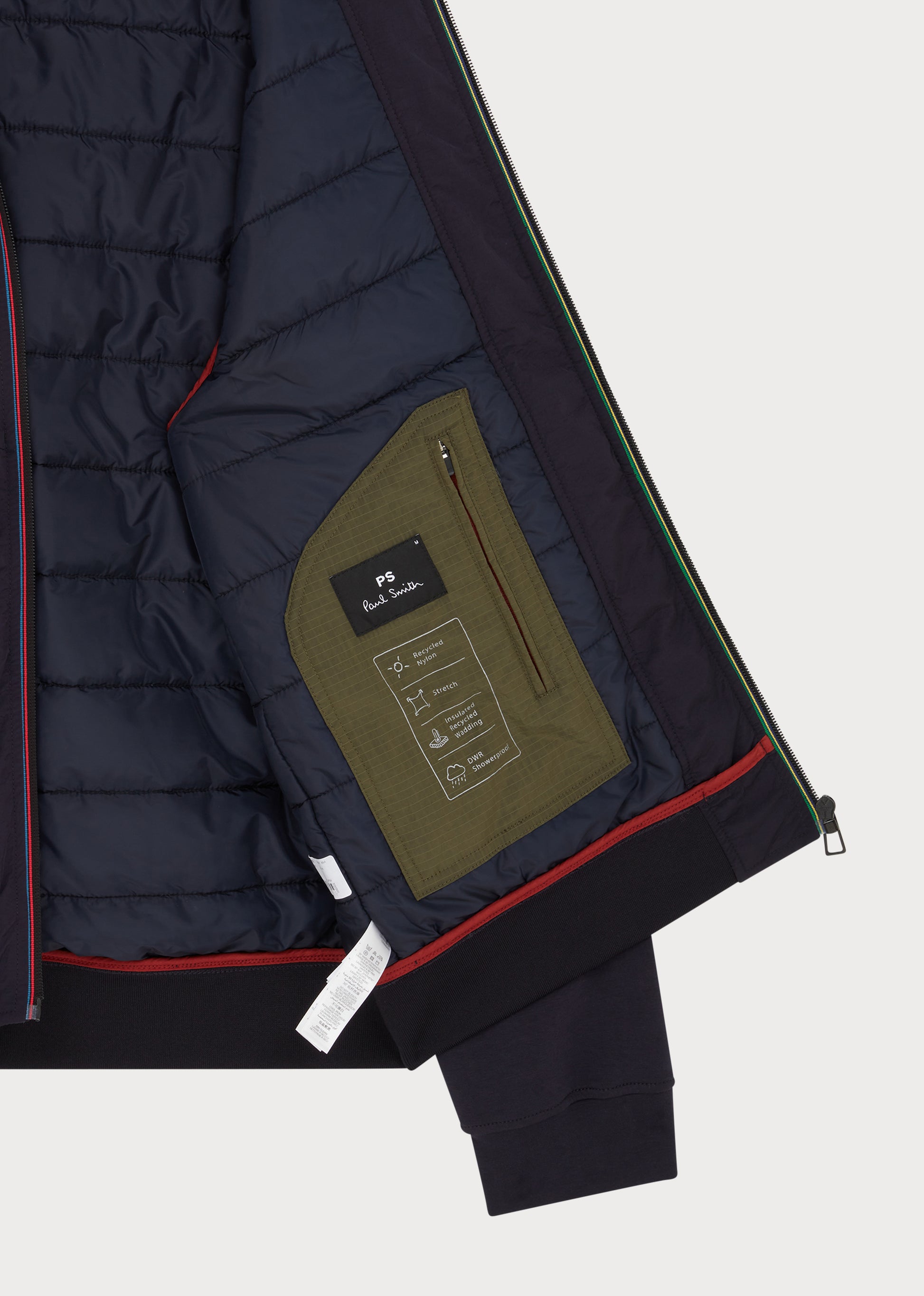 Recycled Nylon Mixed Media Jacket