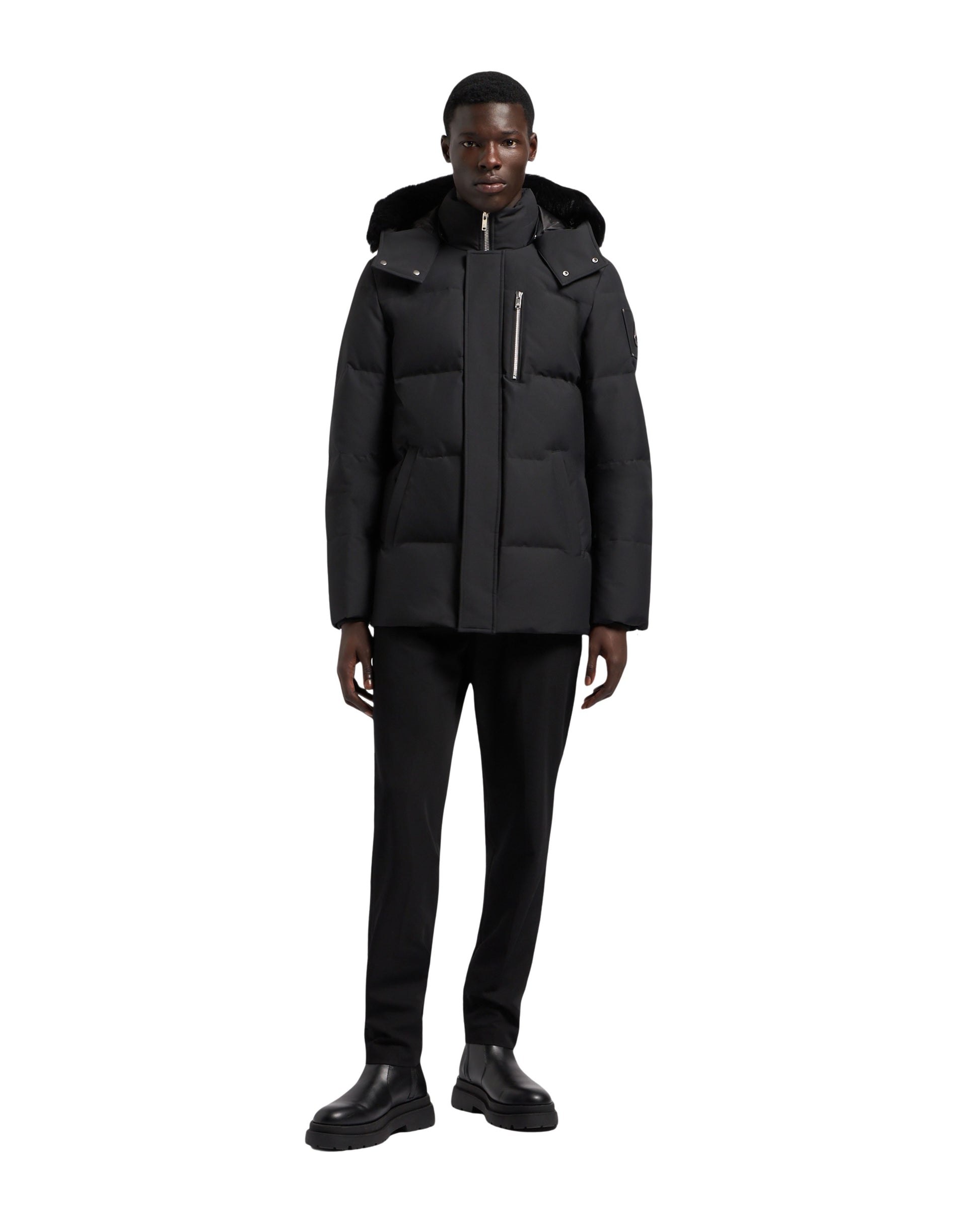 Cloud Shearling 3Q Jacket Black/Black