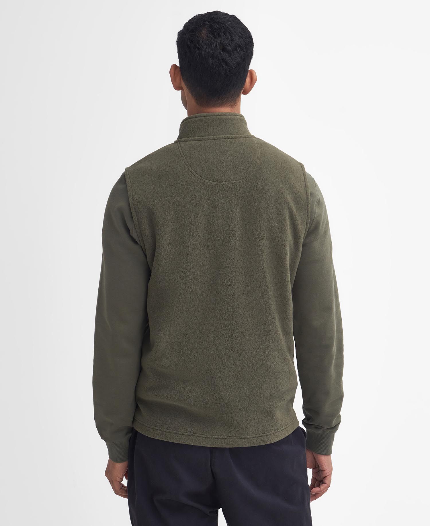 Essentials Fleece Gilet Olive