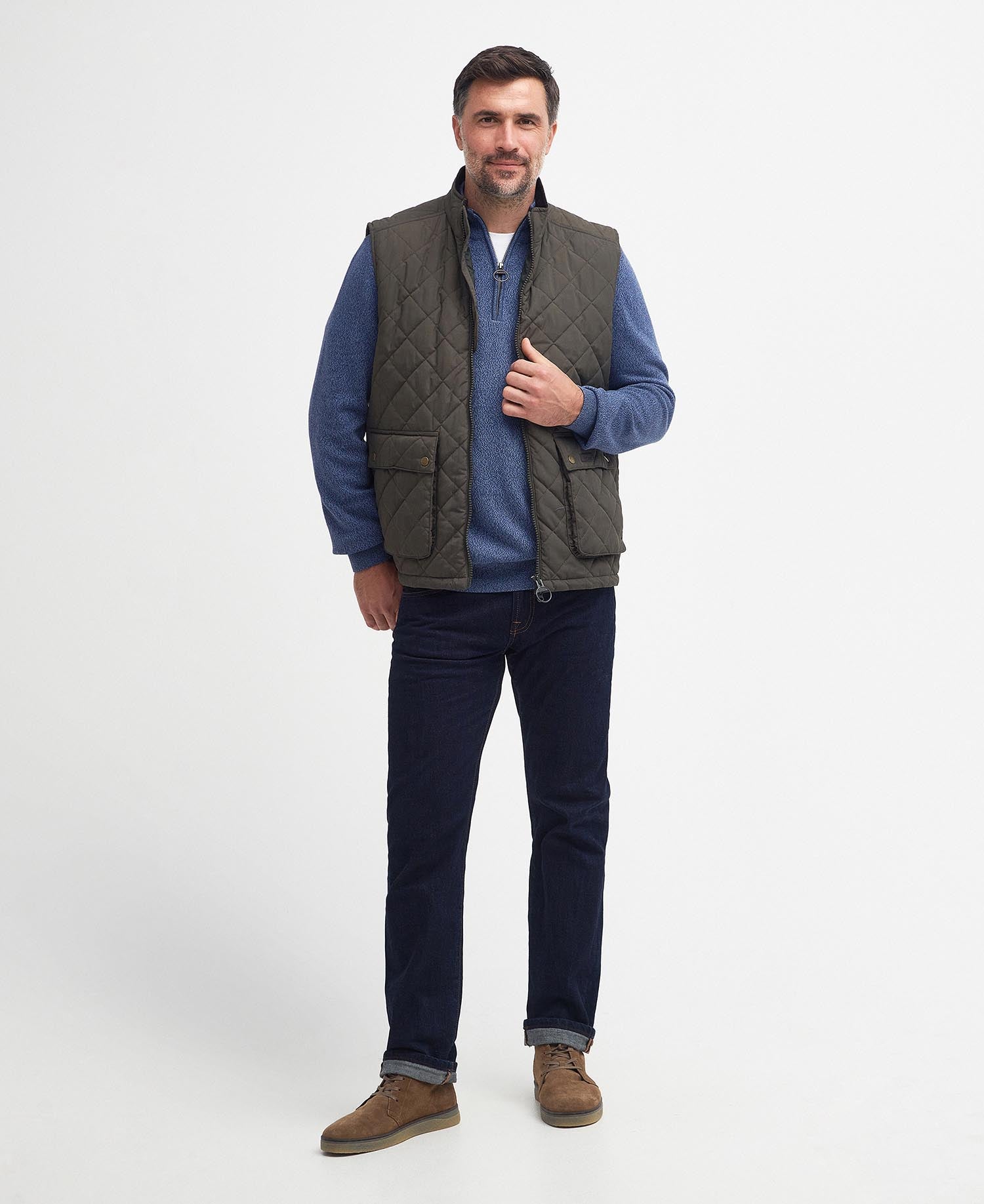 Men's Fernwood Gilet Dark Olive