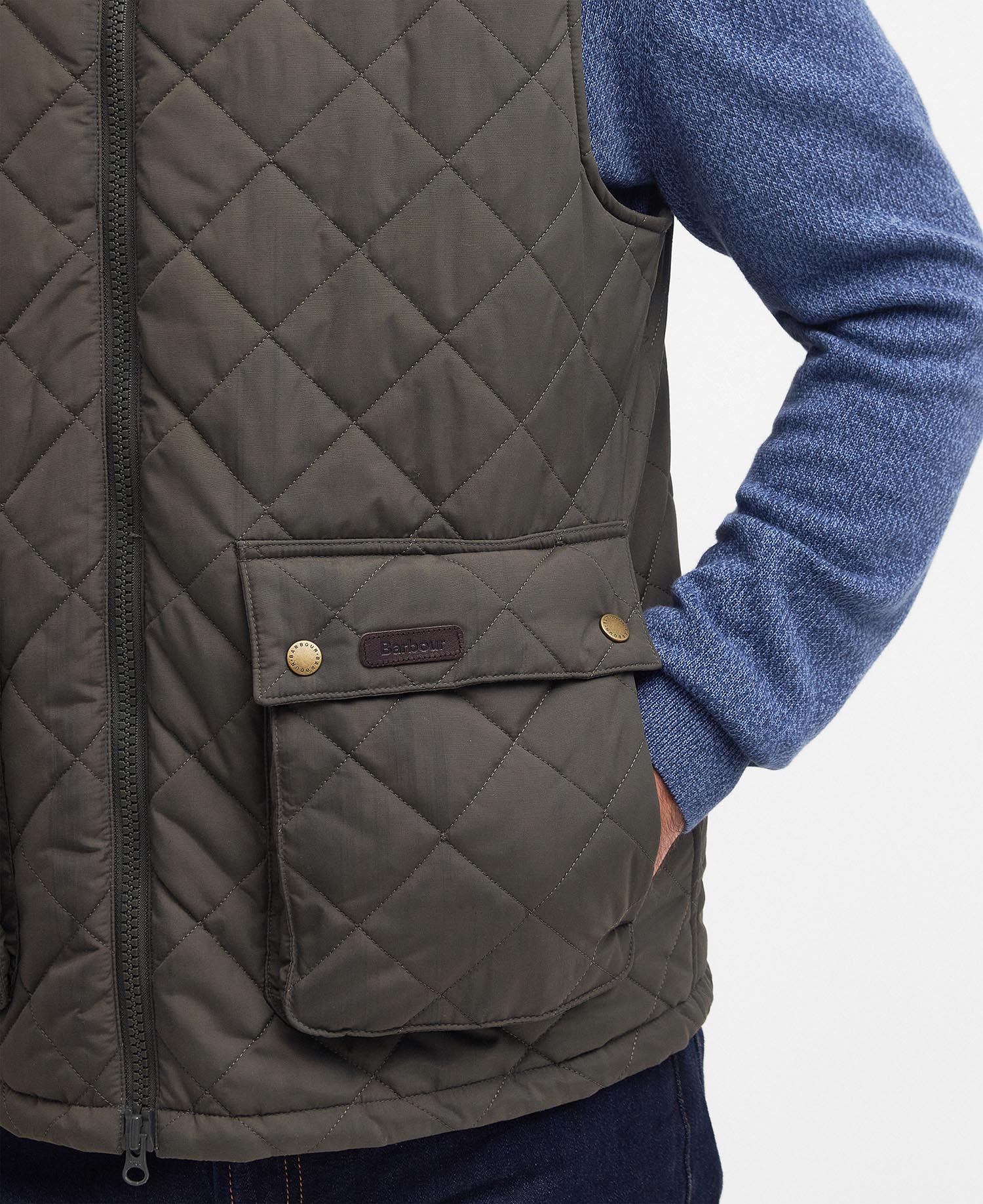 Men's Fernwood Gilet Dark Olive