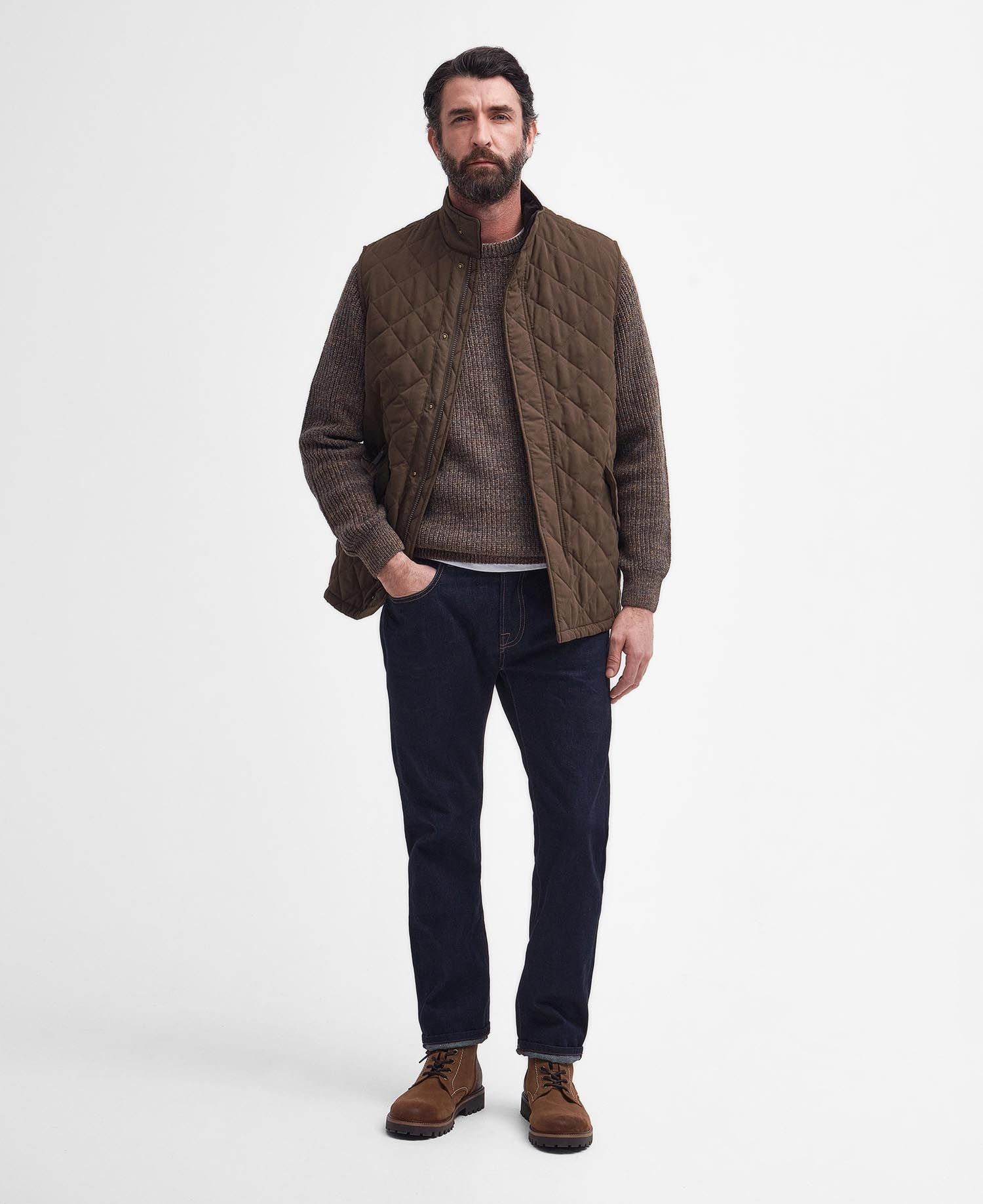 Shoveler Gilet Dark Olive