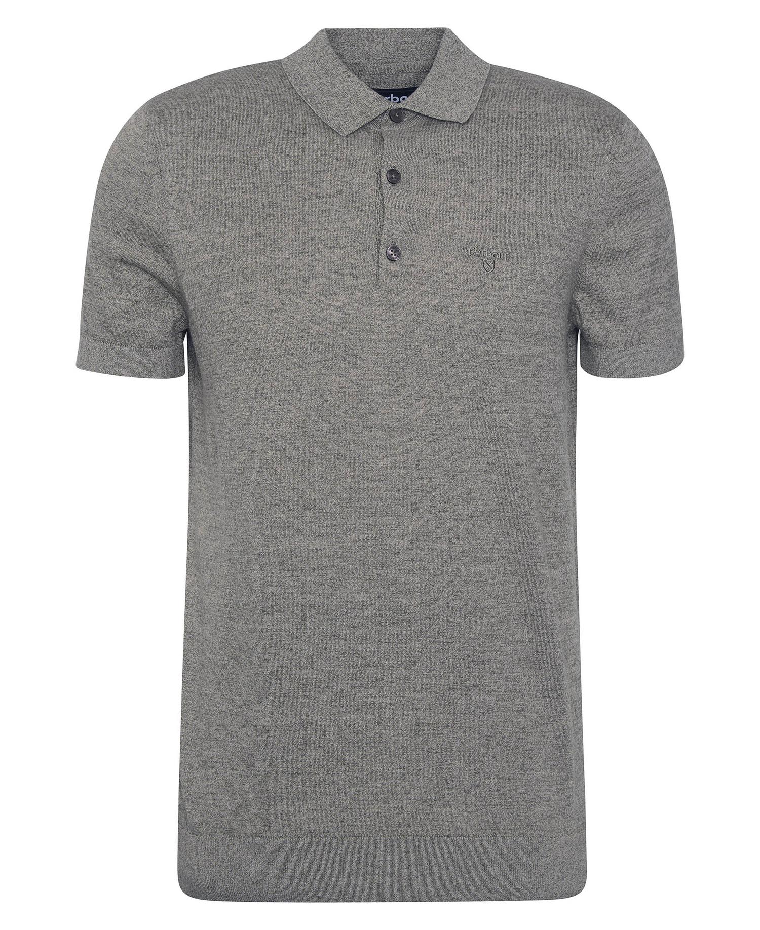 Buston Knit Polo Grey