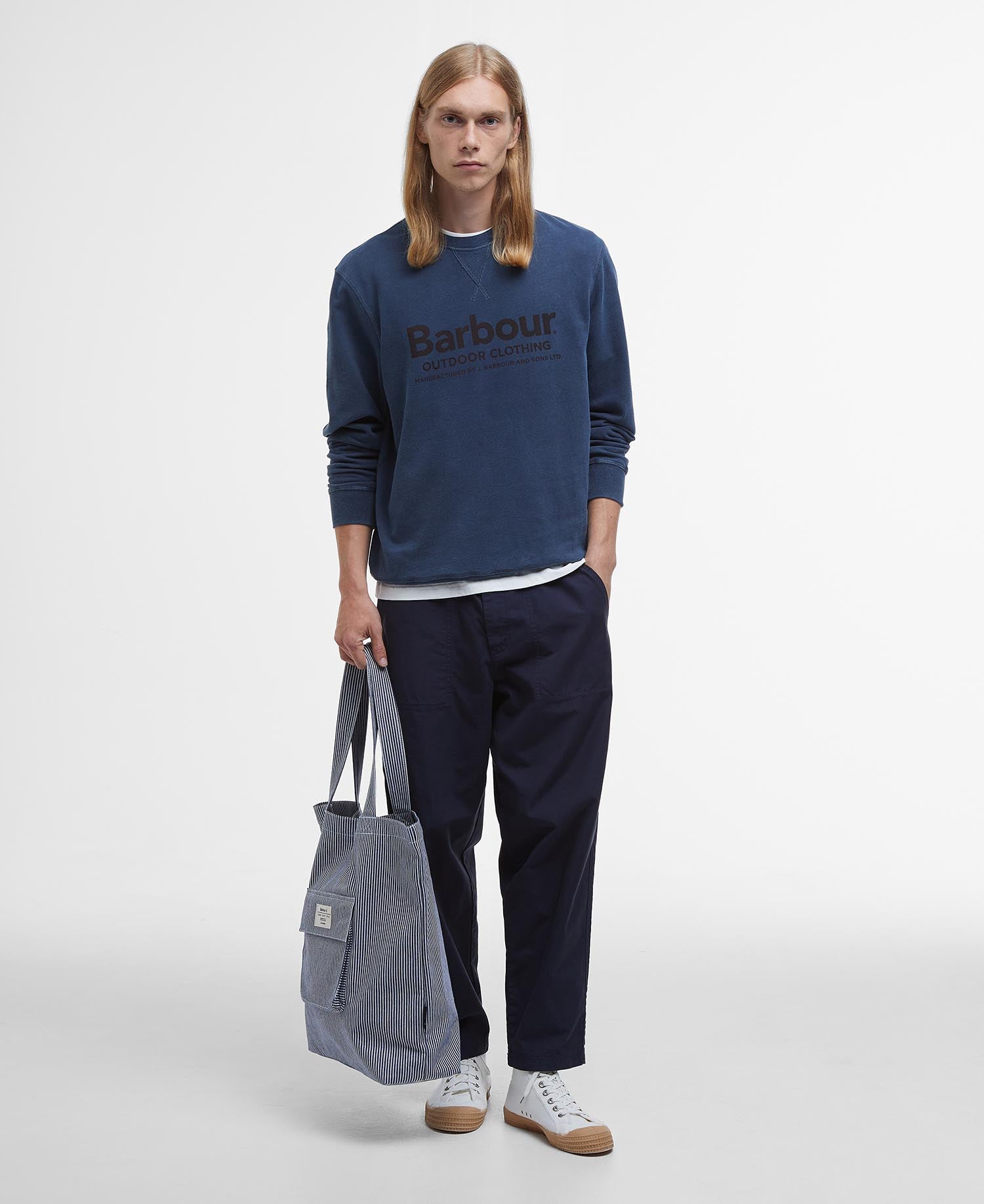 Larkhill Crew Neck Sweatshirt Navy