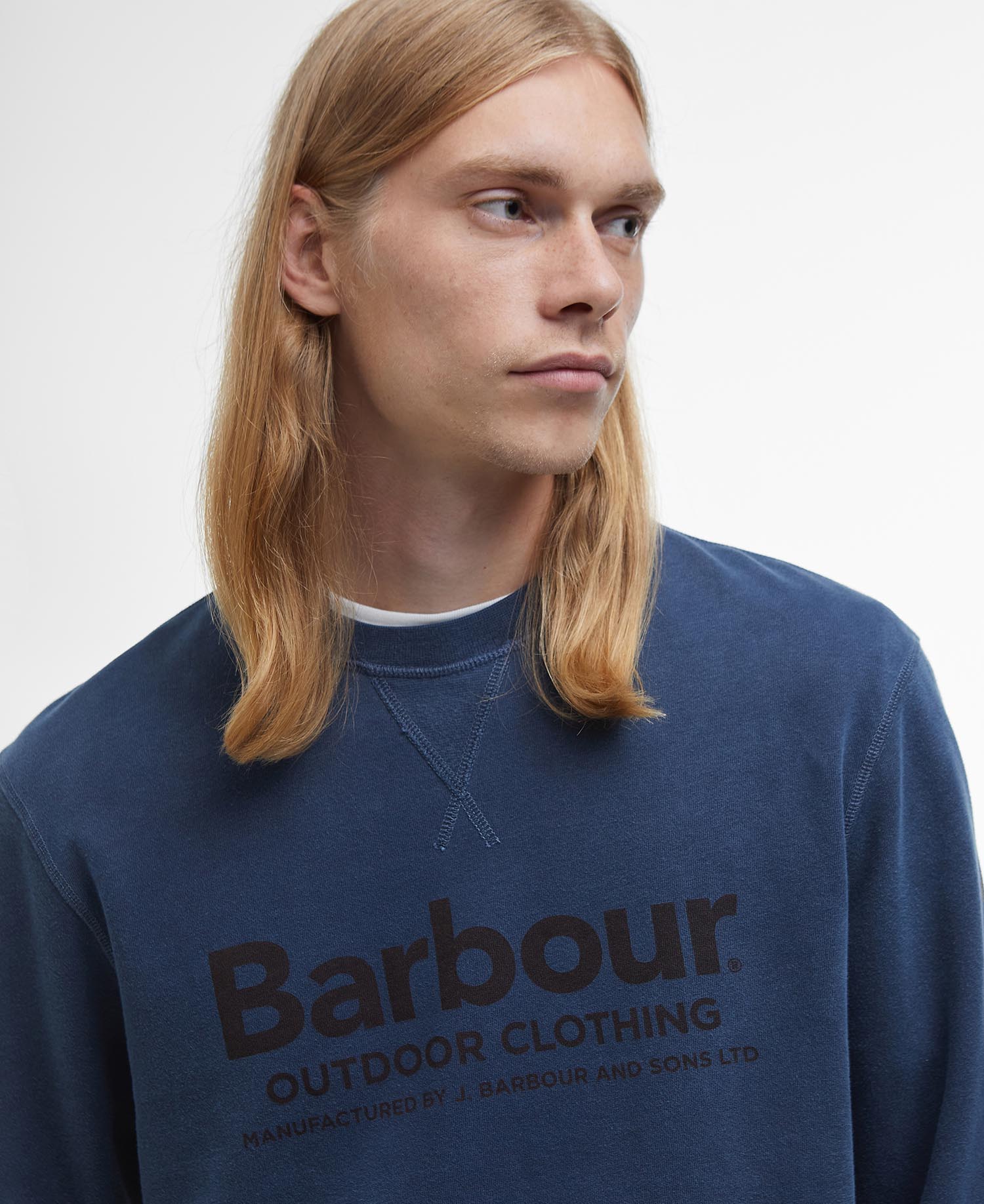 Larkhill Crew Neck Sweatshirt Navy