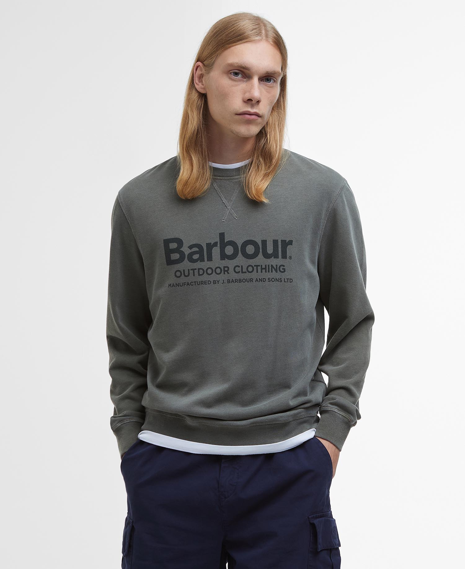 Larkhill Crew Neck Sweatshirt Grey