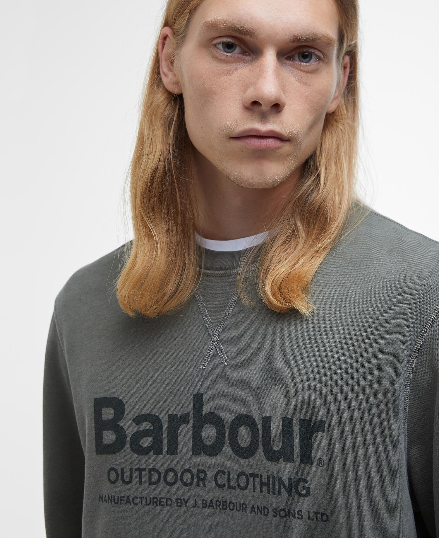 Larkhill Crew Neck Sweatshirt Grey