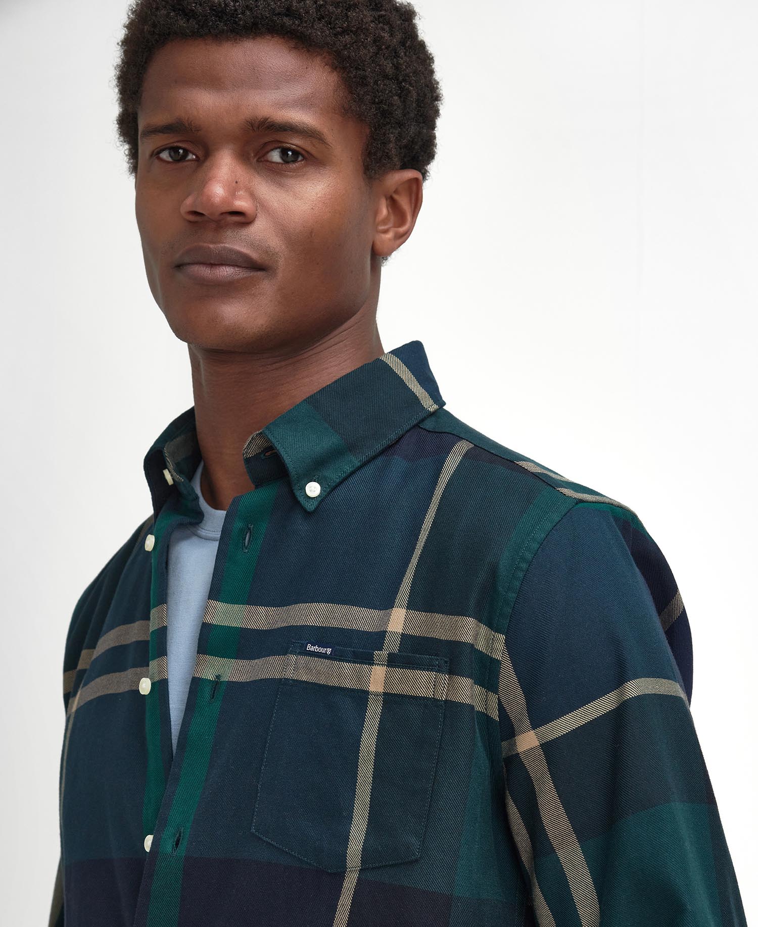 Dunoon Shirt Green Loch