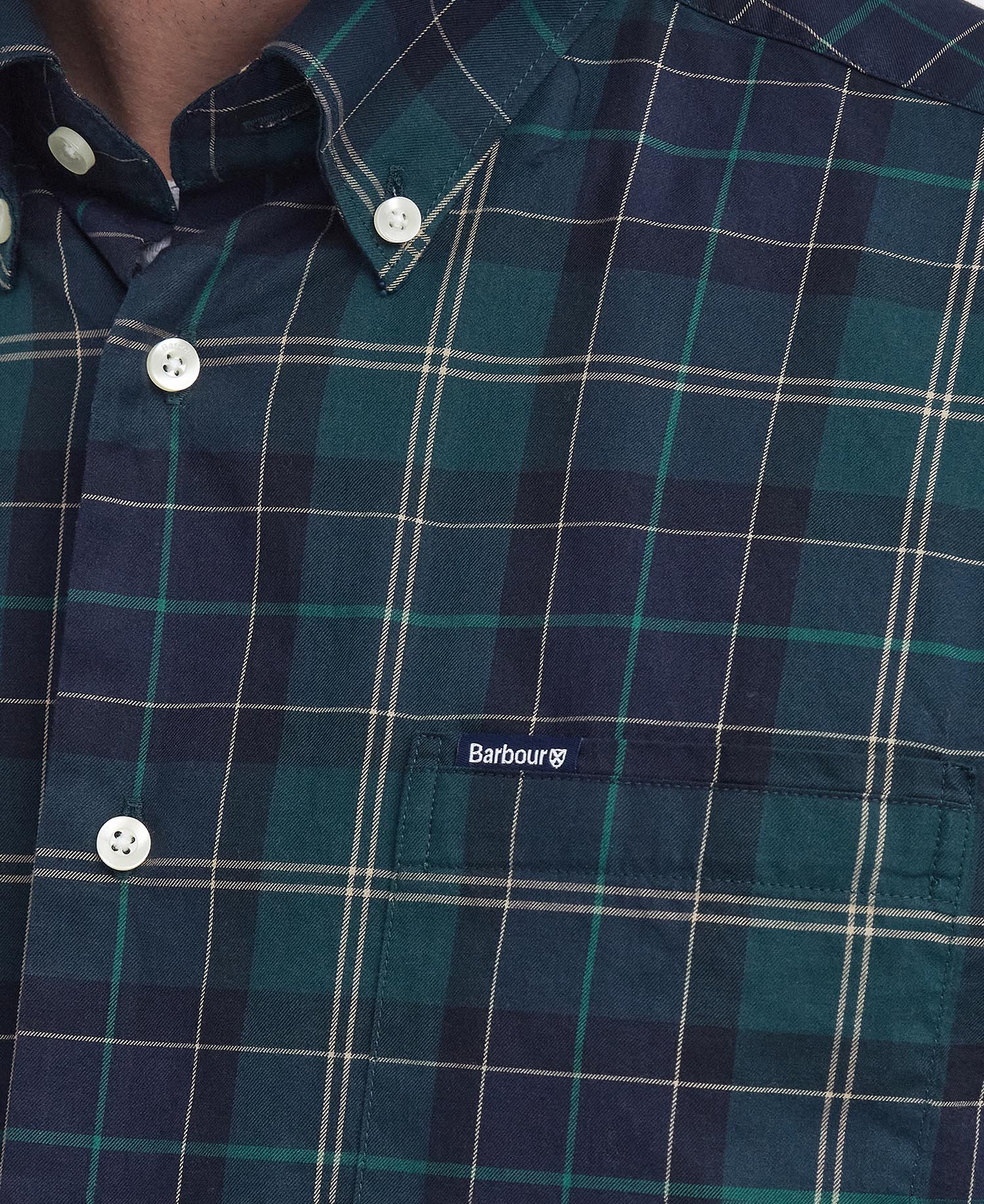 Wetheram Tailored Shirt Green Loch