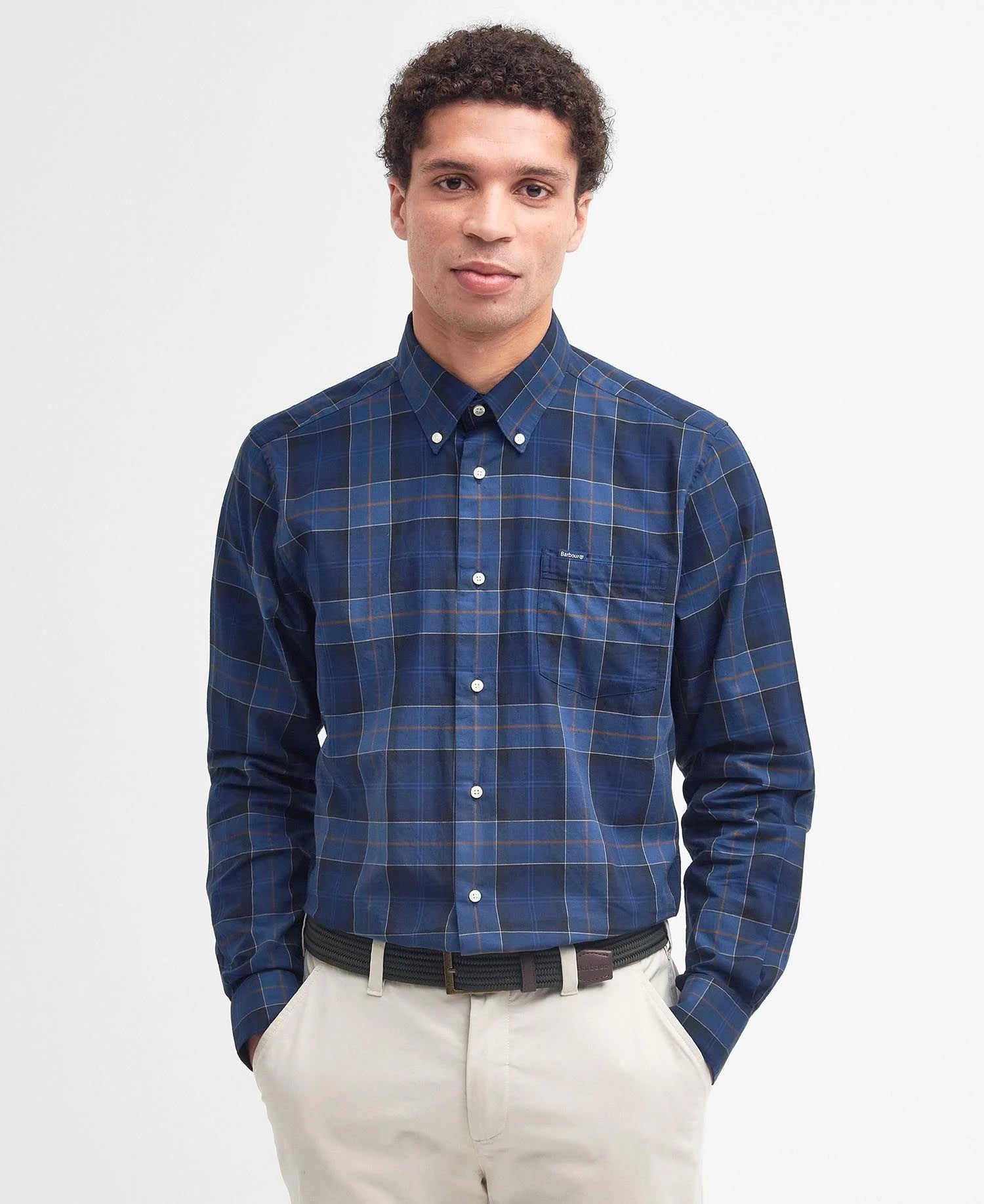 Wetheram Tailored Shirt Midnight Tartan