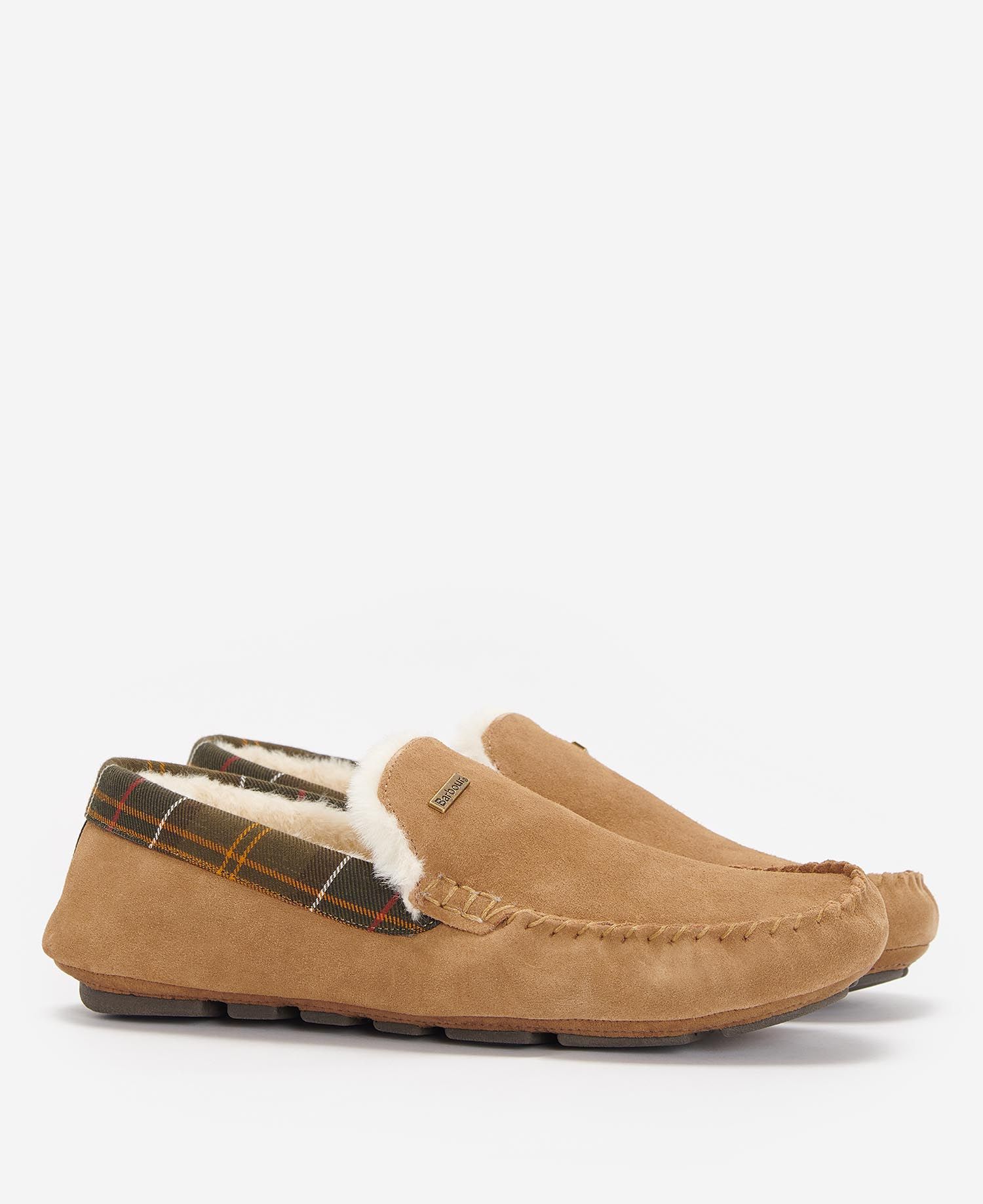 Monty Slipper Camel Suede