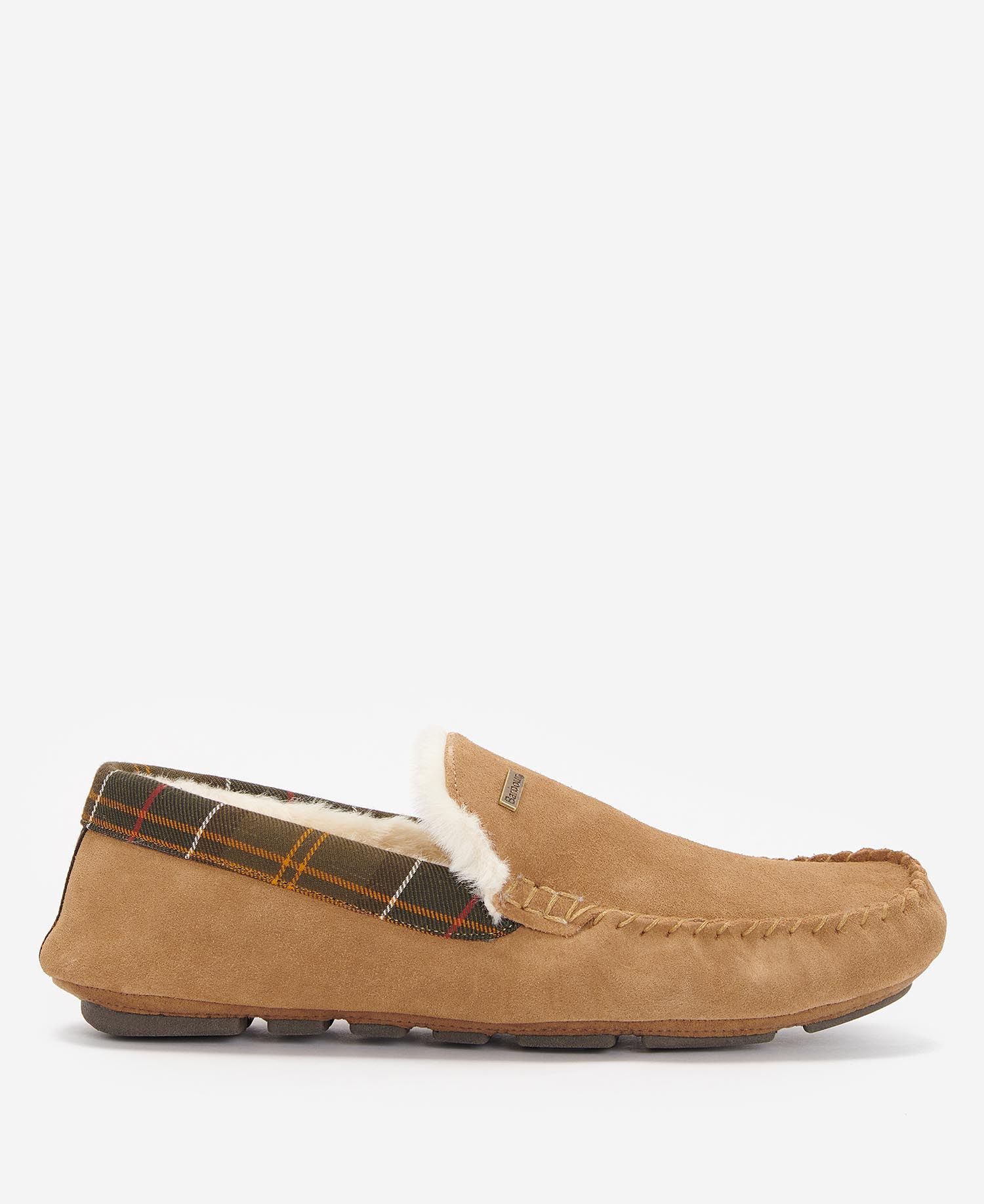 Monty Slipper Camel Suede – Barbour – Out With Style