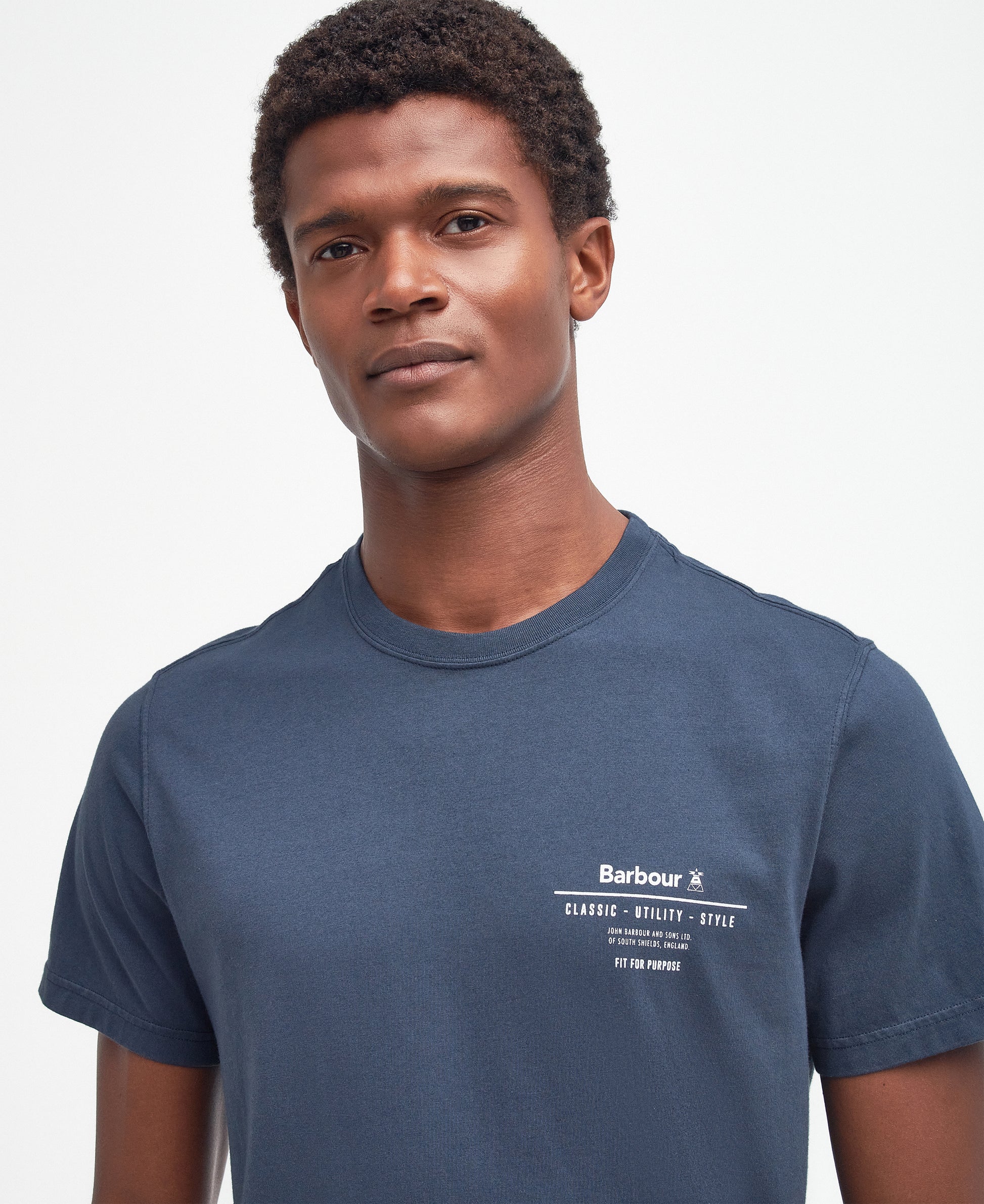 Hickling Tailored Fit T-Shirt Navy