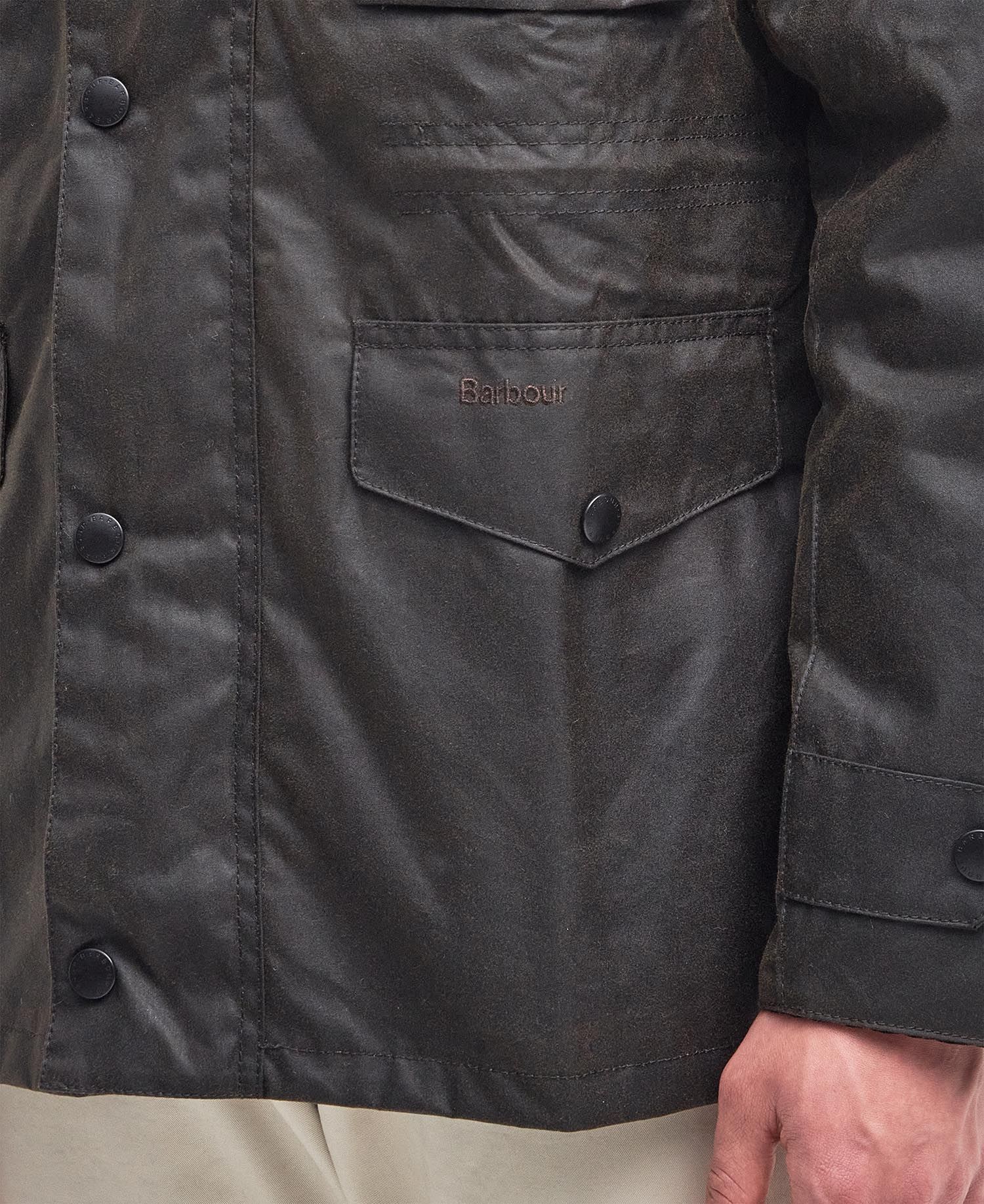 Sapper Wax Jacket Olive