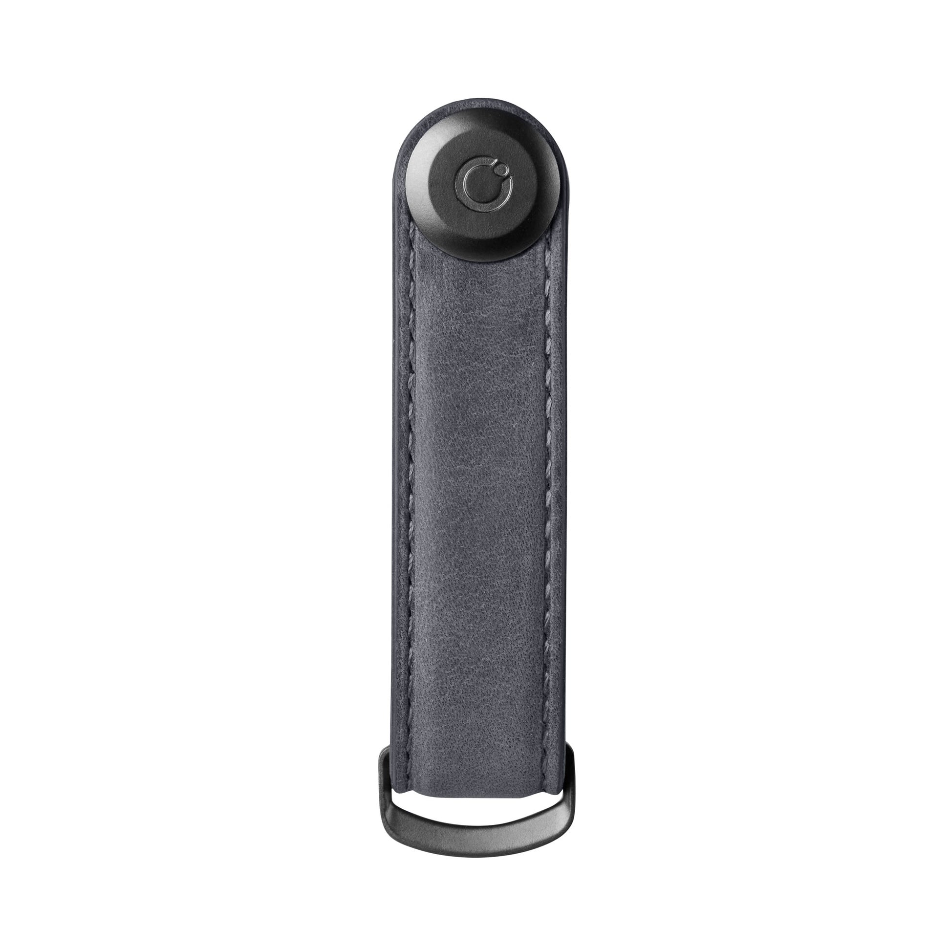Key Organiser Crazy Horse Leather Steel Grey