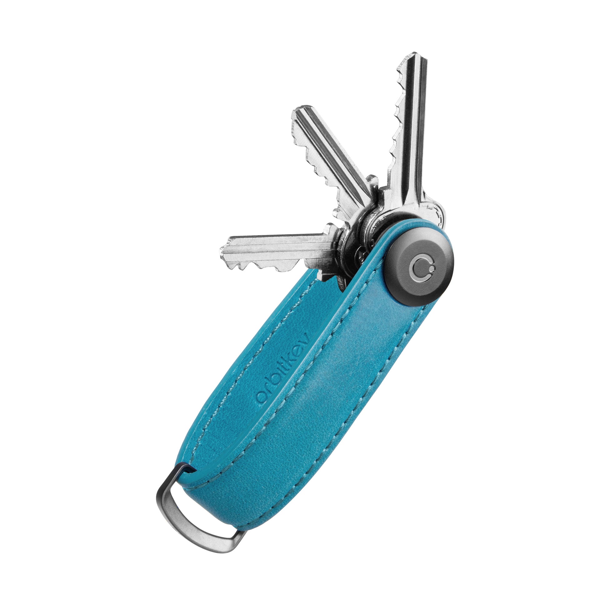 Key Organiser Crazy Horse Leather Teal