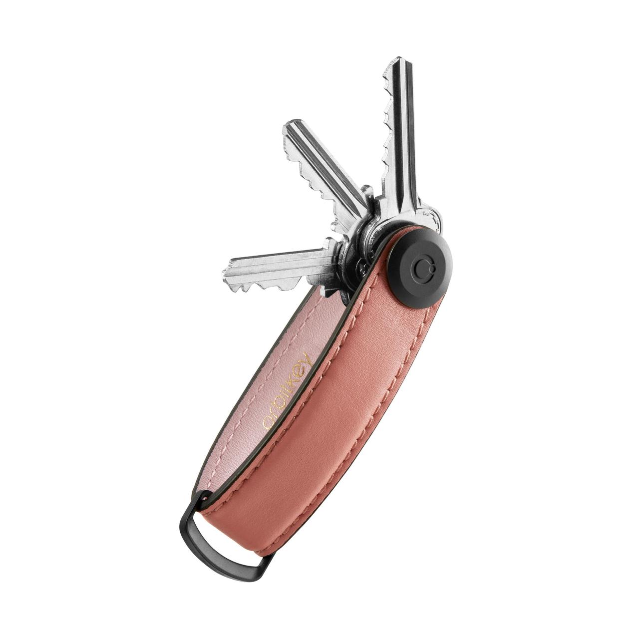 Leather Key Organiser Cotton Candy