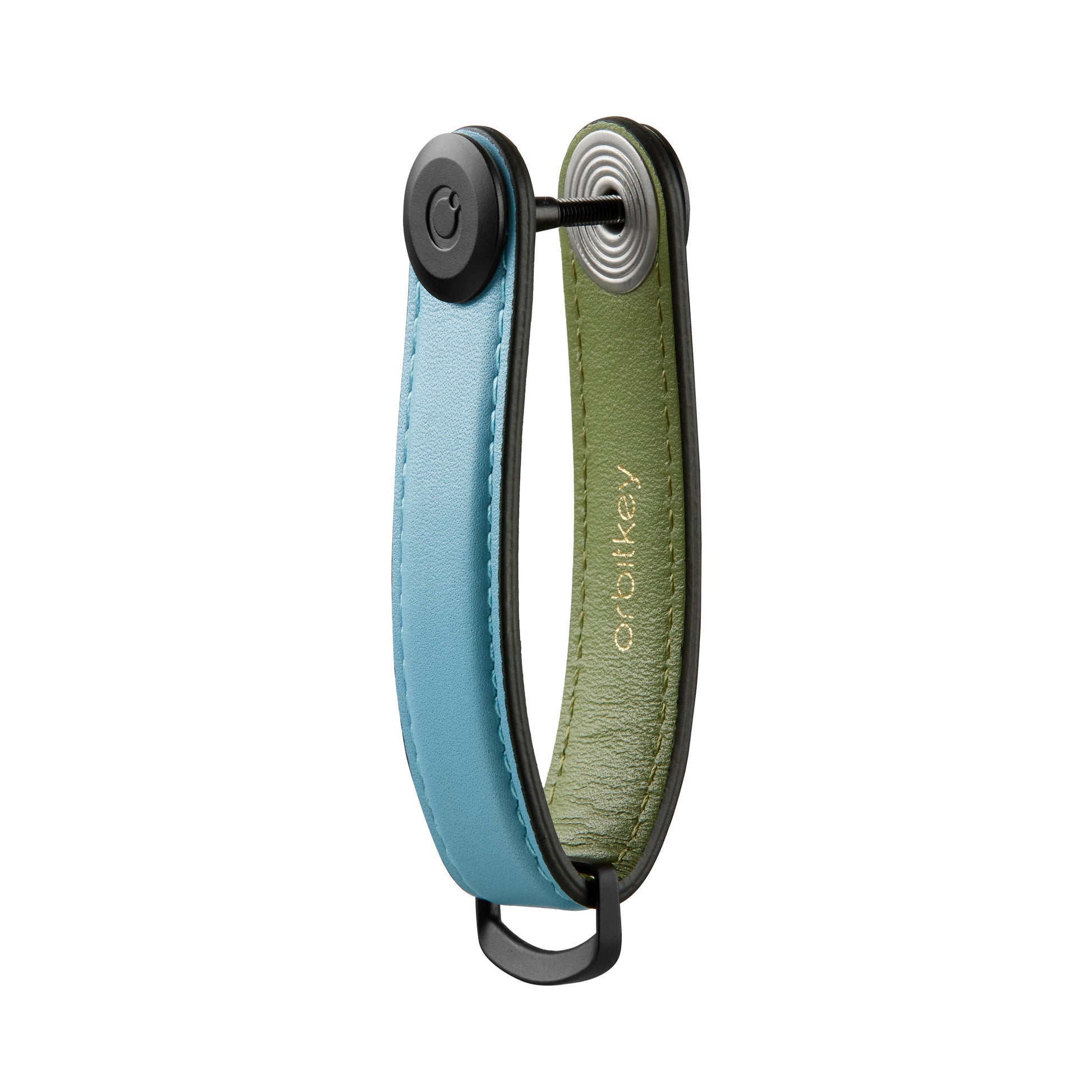 Leather Key Organiser Sea Foam