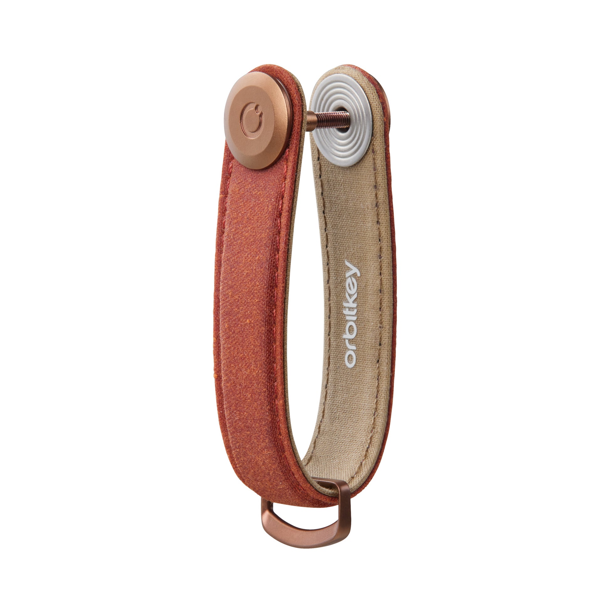 Waxed Canvas Key Organiser Brick Red