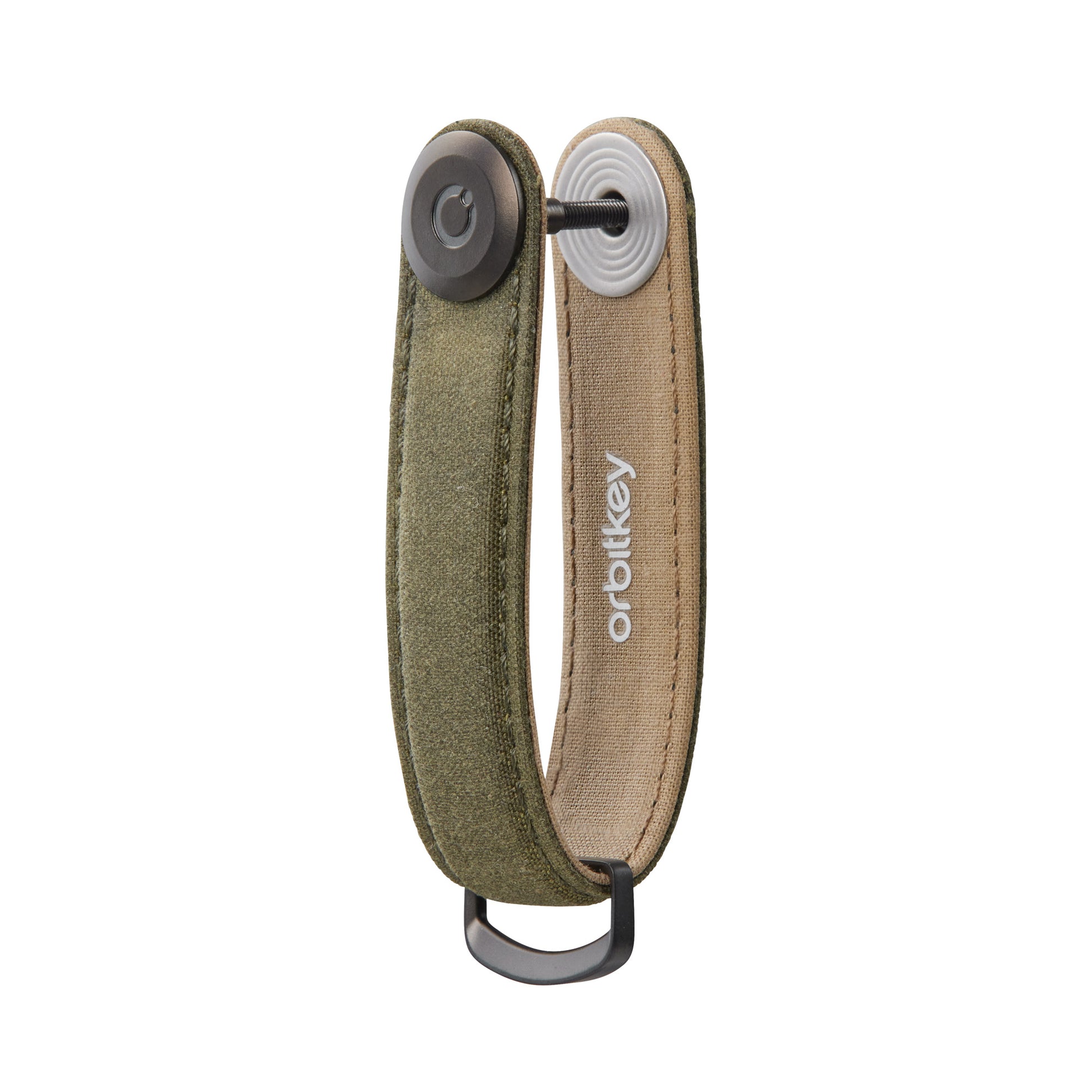 Waxed Canvas Key Organiser Khaki Green