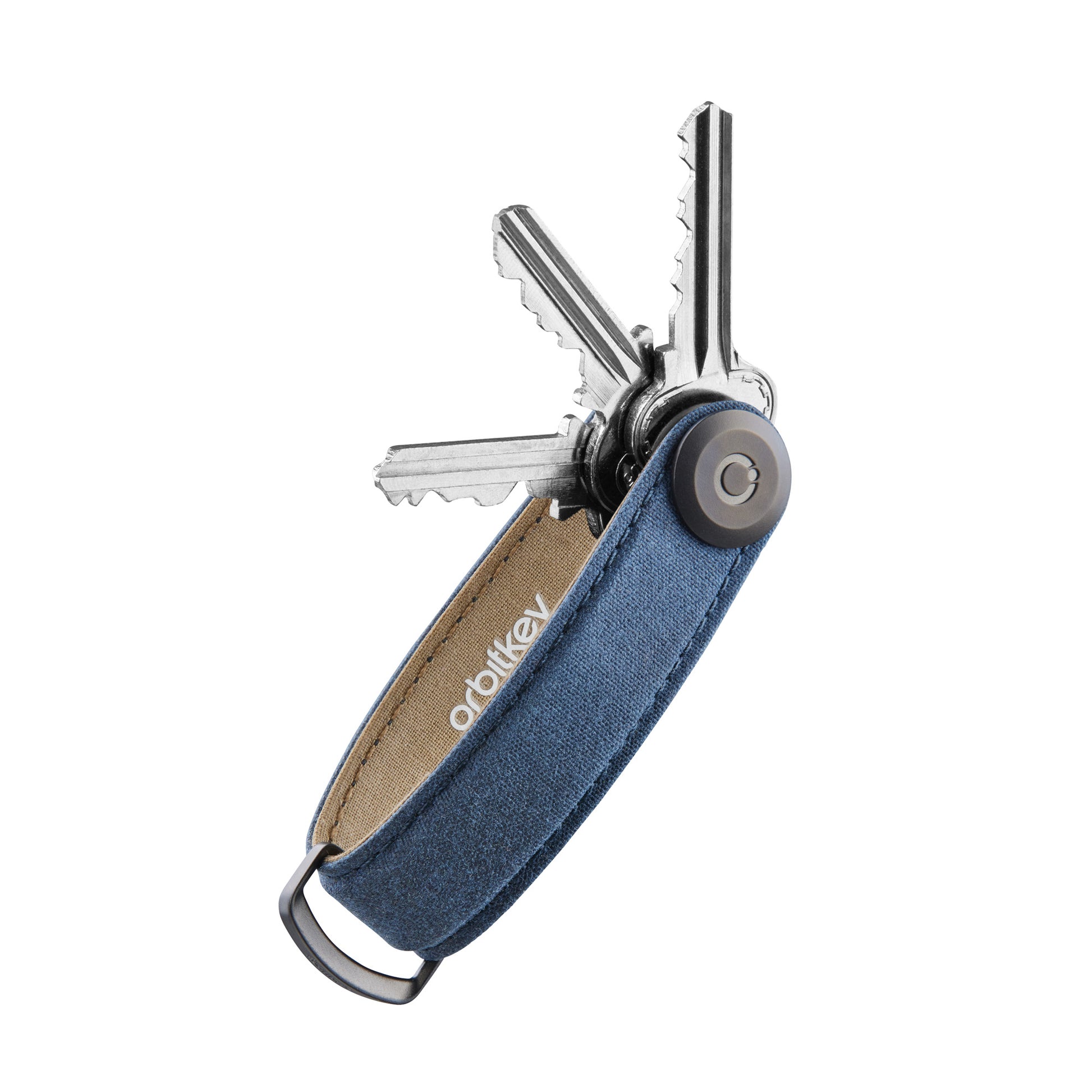 Waxed Canvas Key Organiser Navy Blue
