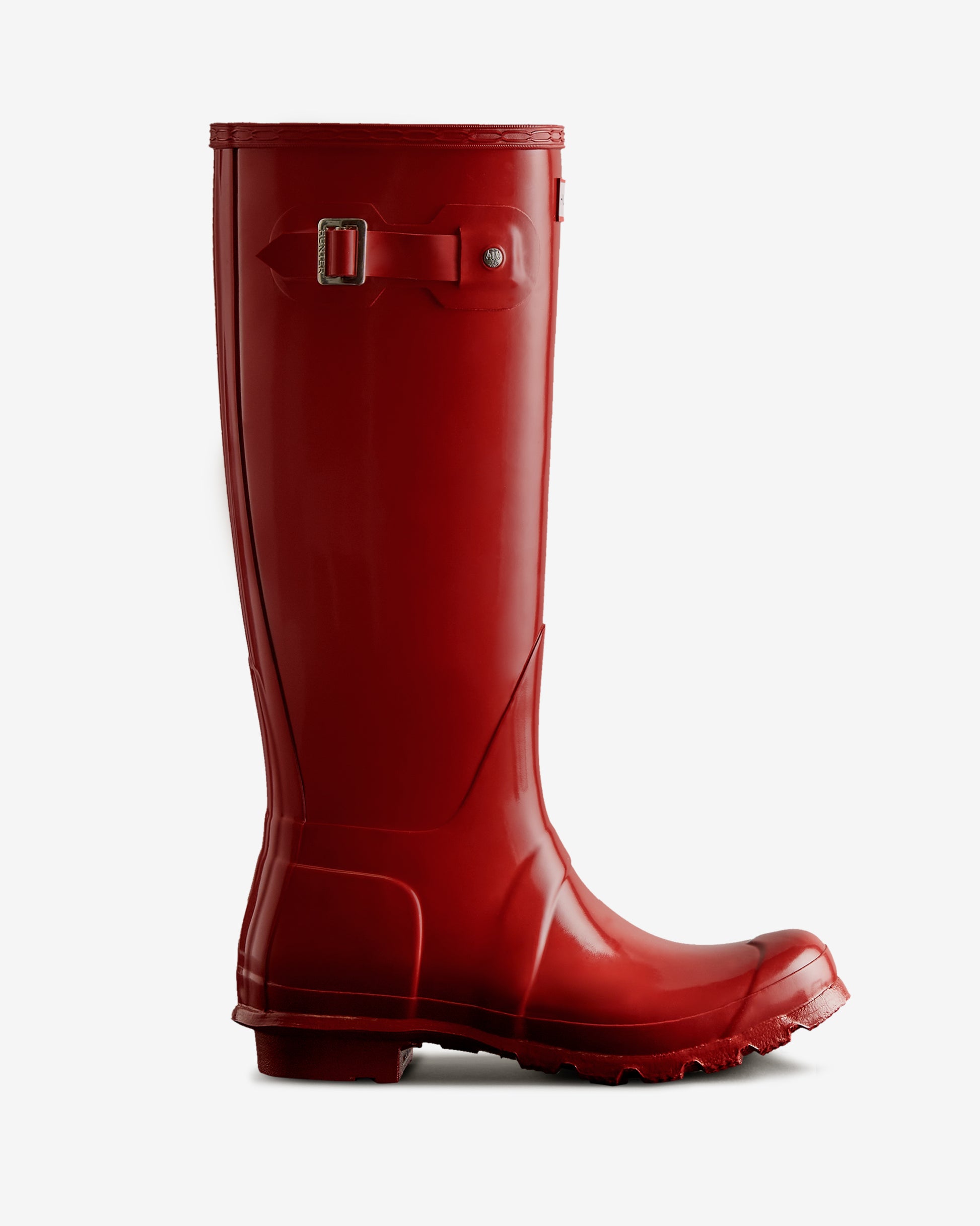Women's Original Tall Gloss Boot Military Red