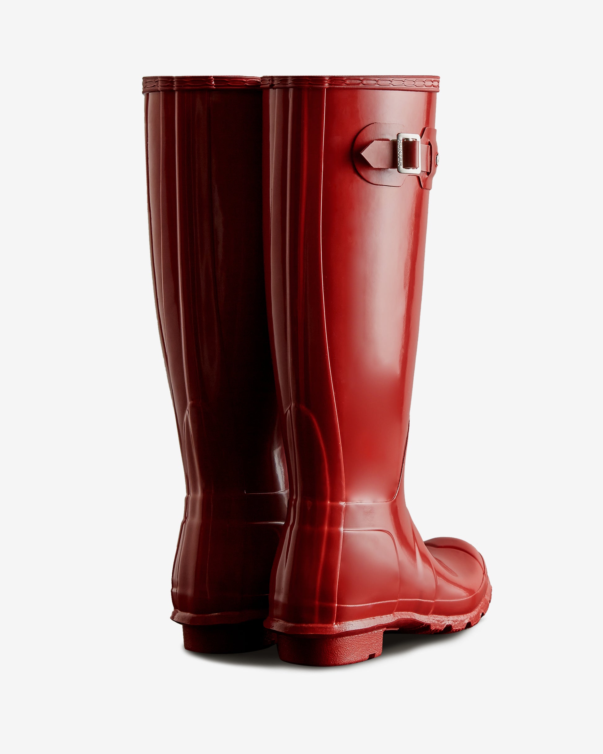 Women's Original Tall Gloss Boot Military Red