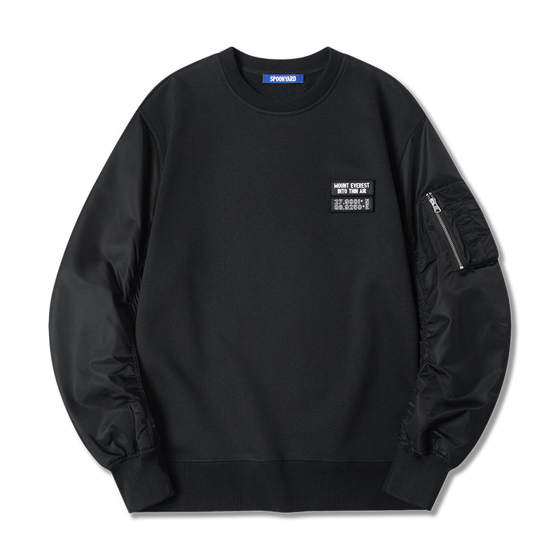 Men's Fleece MA-1 Sleeve Sweat