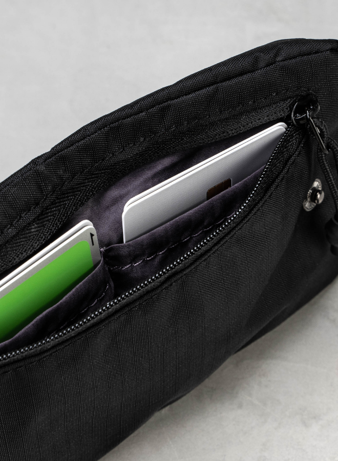 Wares Phone Sacoche Bag Black Tech Sateen