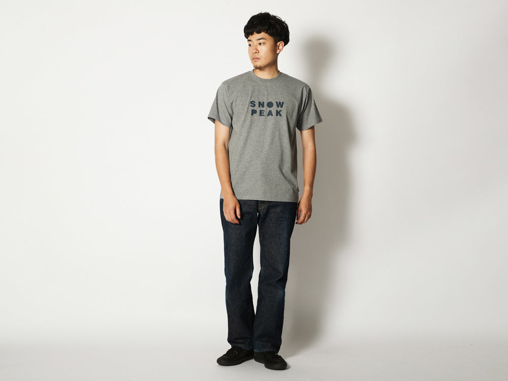 Snowpeaker T-Shirt Camper Grey Marl