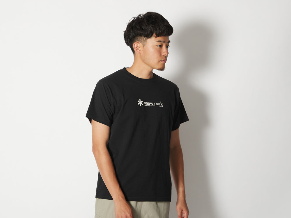 Soft Cotton Logo Short Sleeve T-Shirt Black