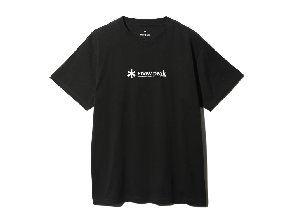 Soft Cotton Logo Short Sleeve T-Shirt Black