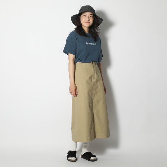 Soft Cotton Logo Short Sleeve T-Shirt Blue