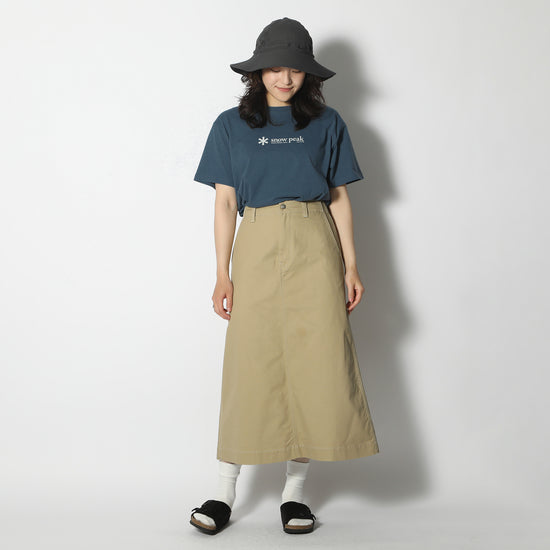 Soft Cotton Logo Short Sleeve T-Shirt Blue