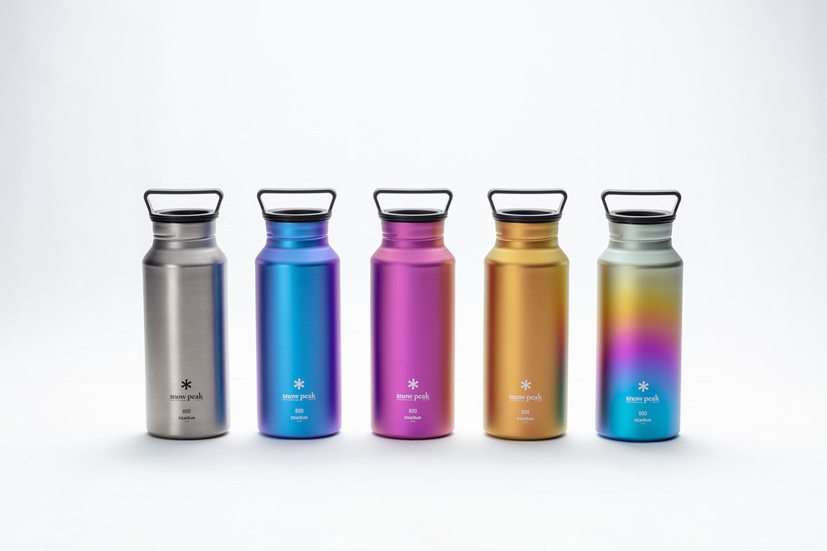 Recycled Titanium Aurora Bottle Yellow