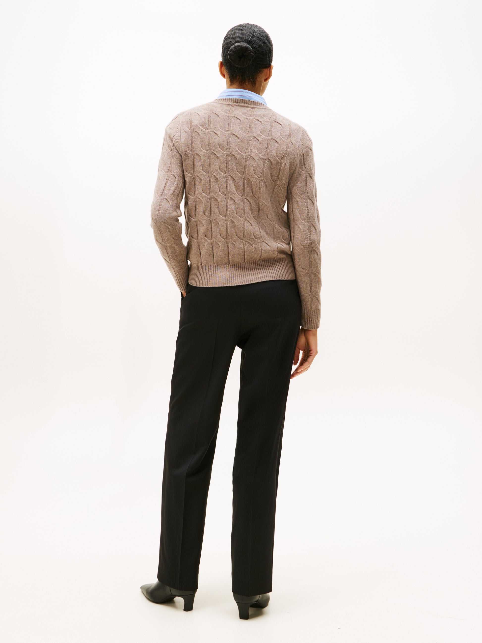 Soft Wool Crew Neck Sweatshirt Canvas Heather