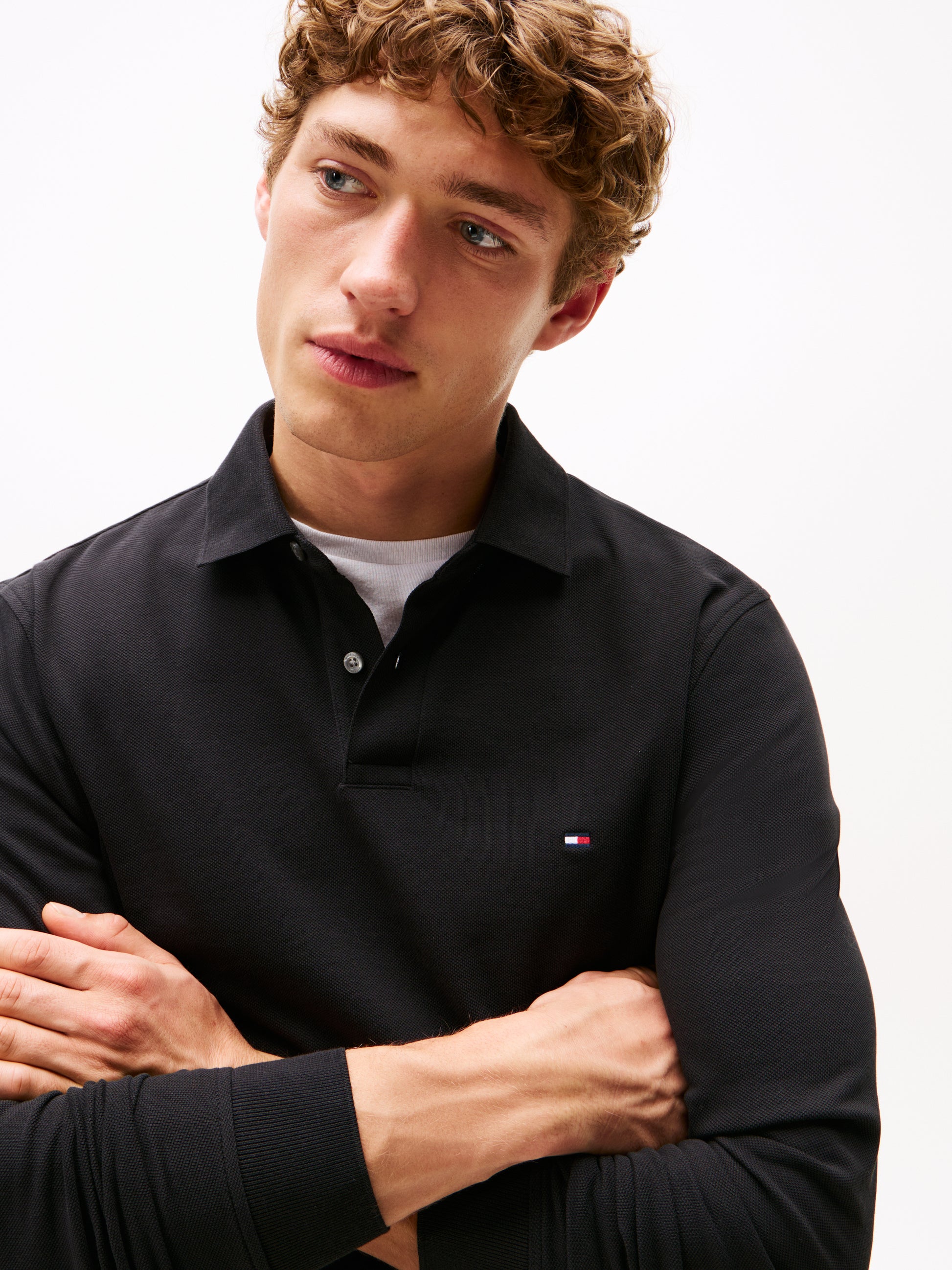 1985 Regular Fit Long Sleeve Polo Shirt