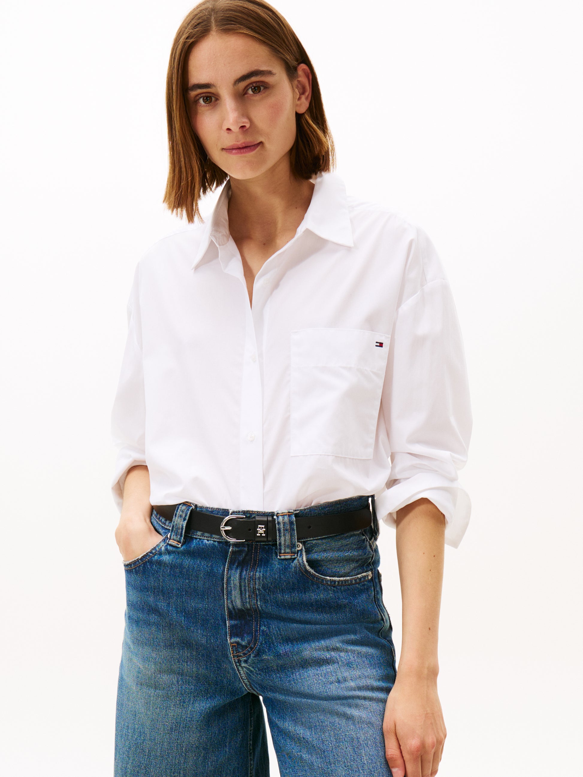 Poplin Modern Fit Shirt White