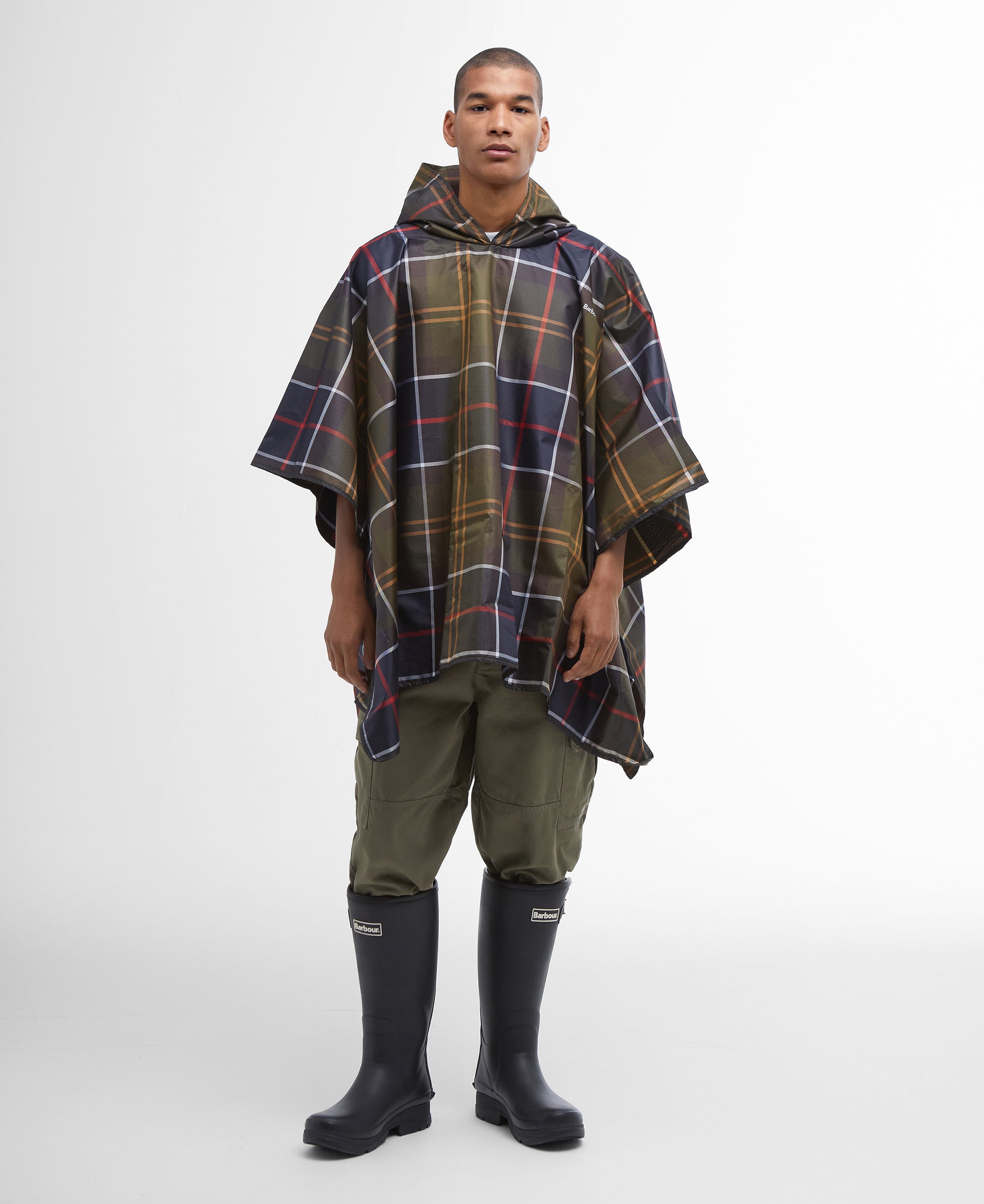 Tartan Showerproof Poncho