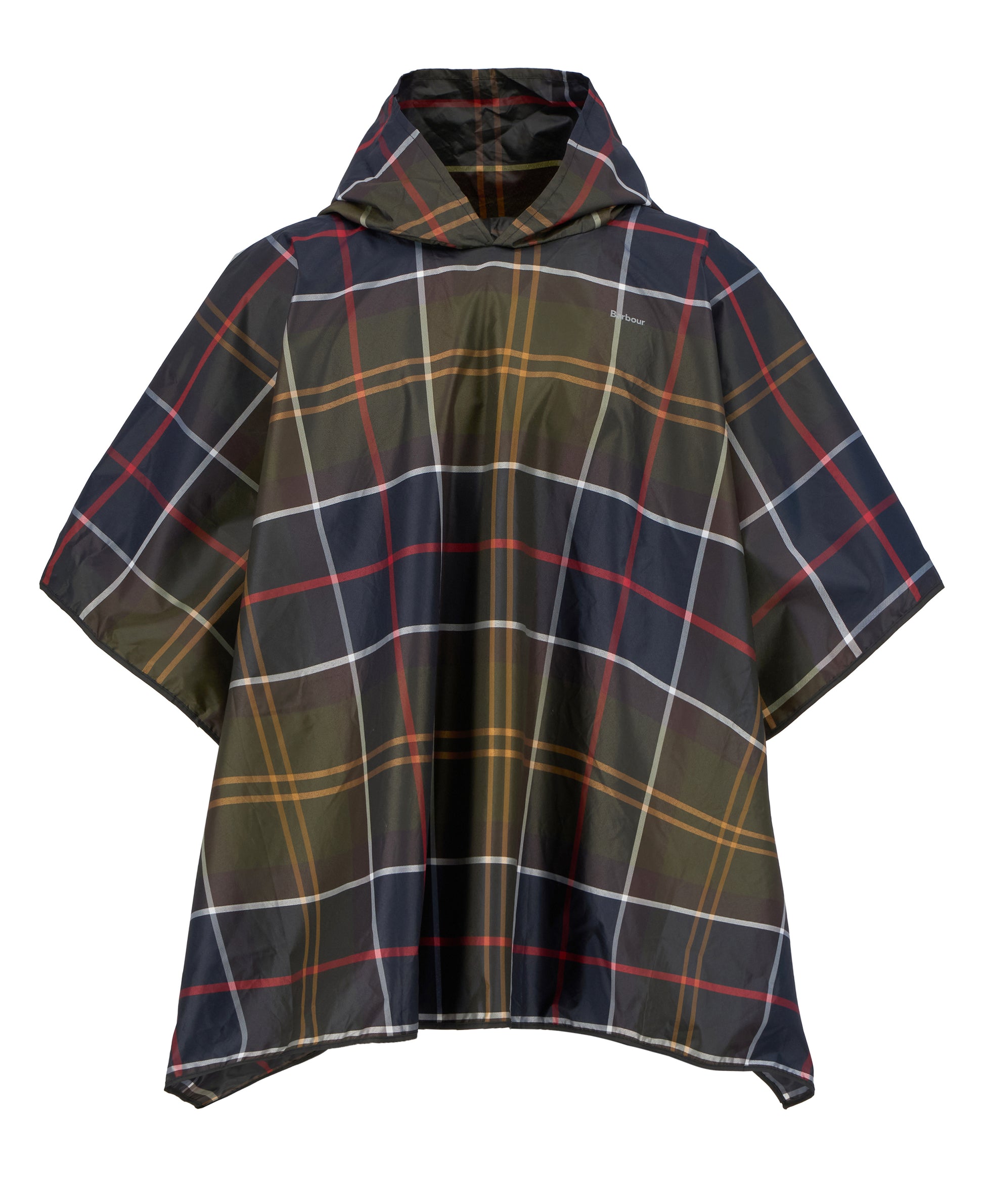 Tartan Showerproof Poncho