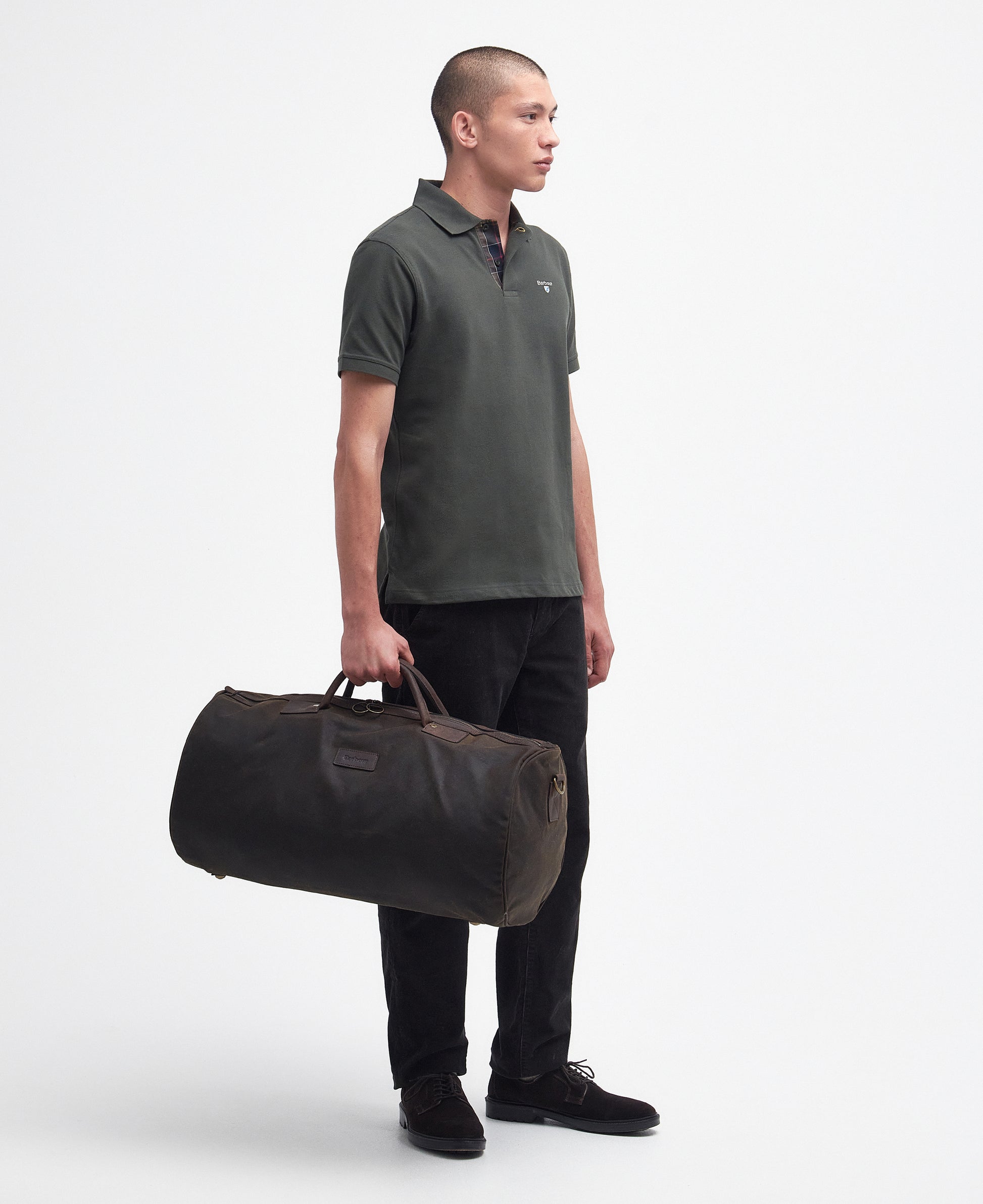 Wax Holdall - Olive